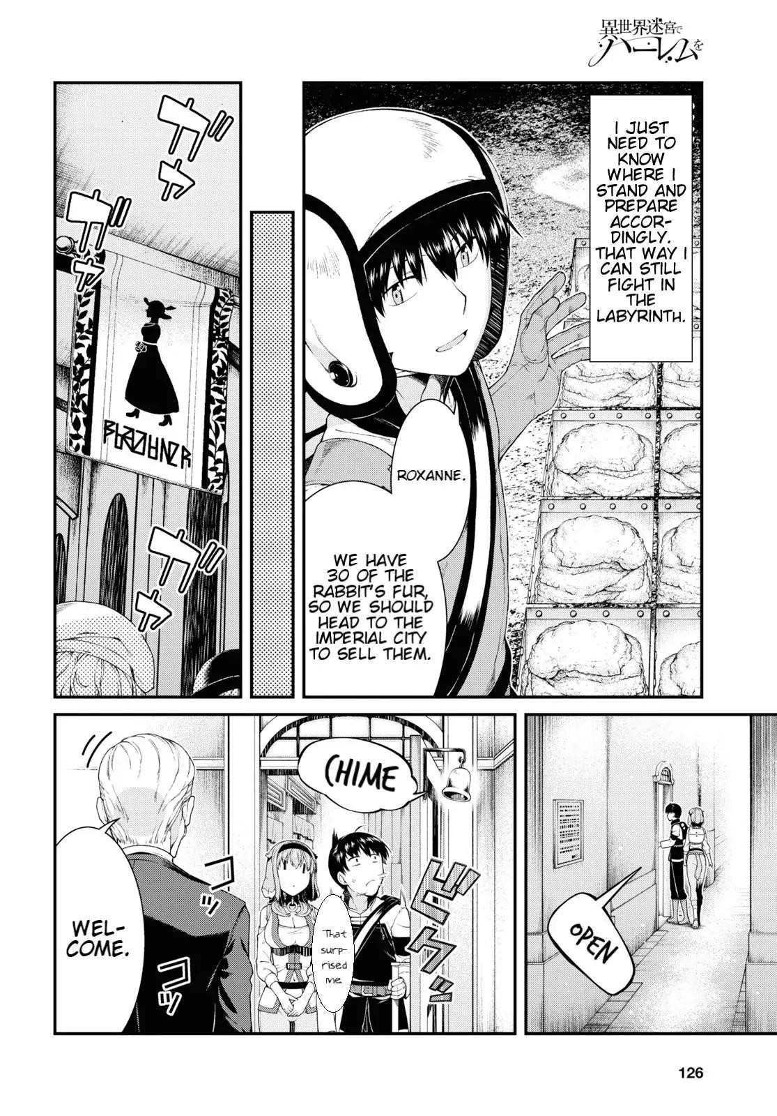 Isekai Meikyuu De Harem O Chapter 35 - Page 12 in English