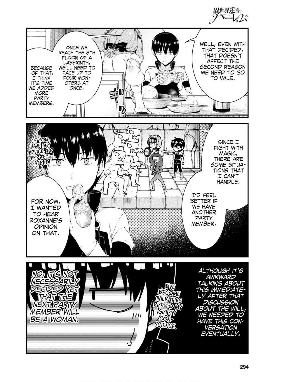 Isekai Meikyuu De Harem O Chapter 37 - Page 12 in English