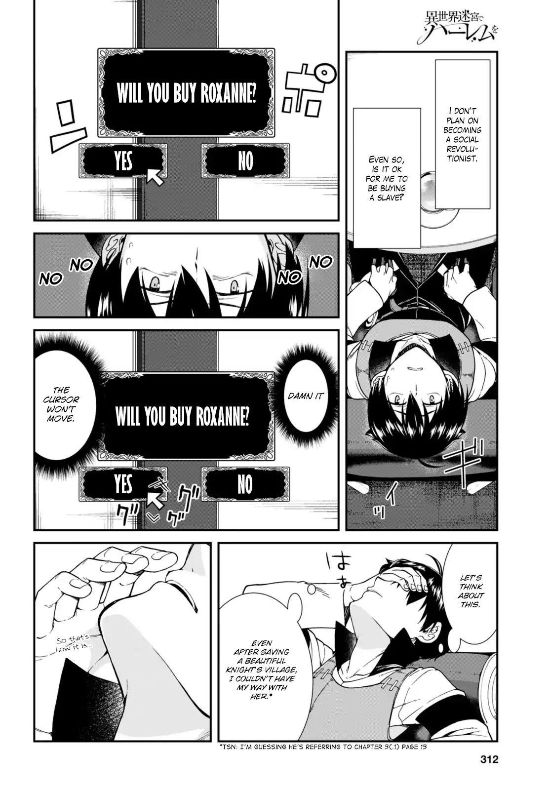 Isekai Meikyuu De Harem O Chapter 4 - Page 18 in English