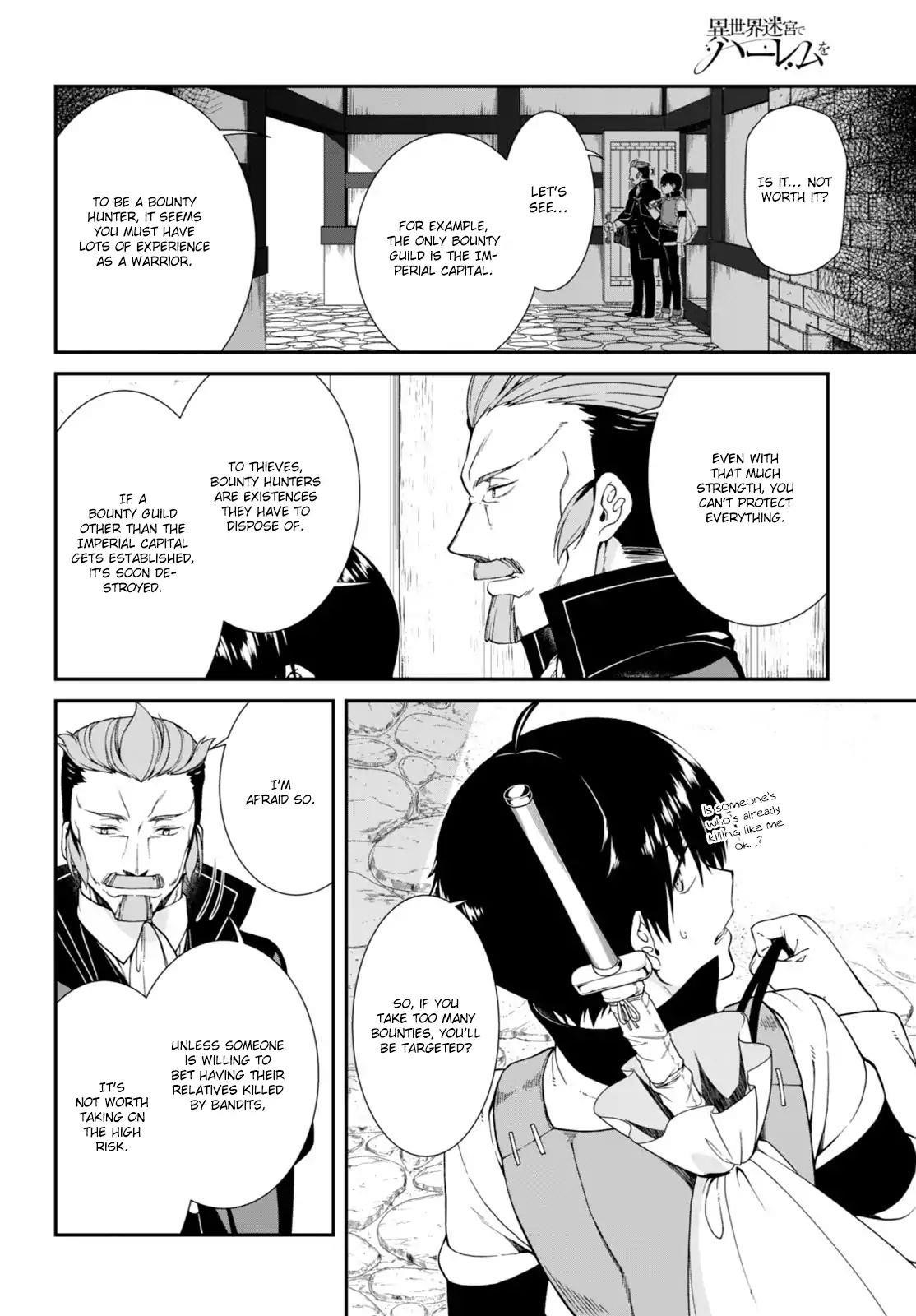 Isekai Meikyuu De Harem O Chapter 4 - Page 28 in English