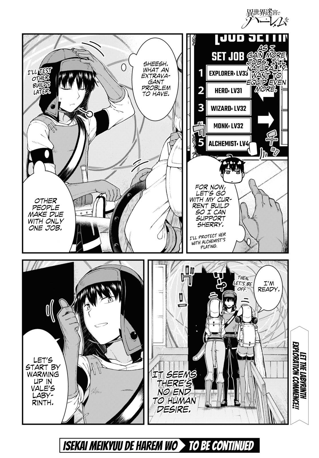 Isekai Meikyuu De Harem O Chapter 44 - Page 21 in English