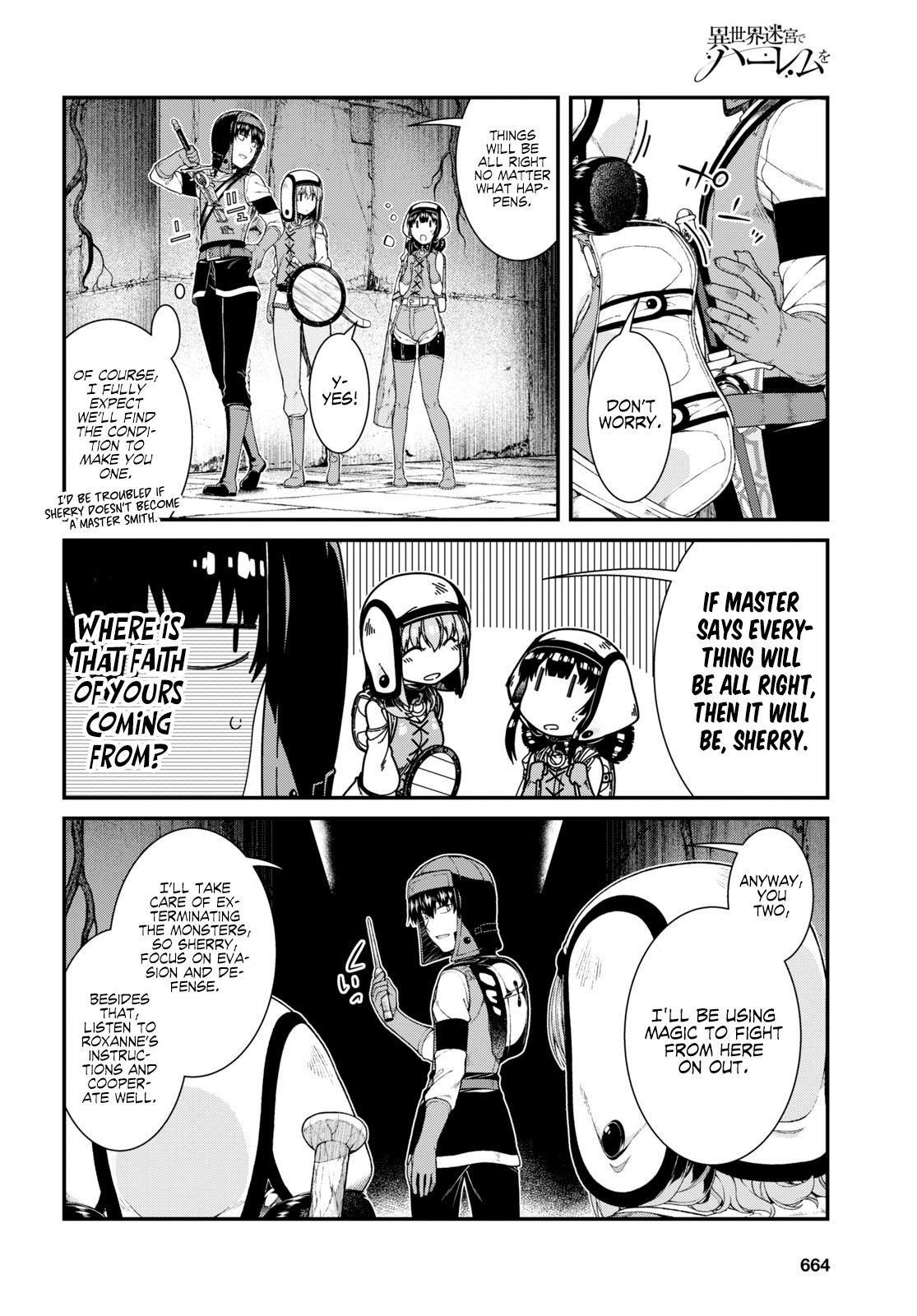 Isekai Meikyuu De Harem O Chapter 45 - Page 13 in English