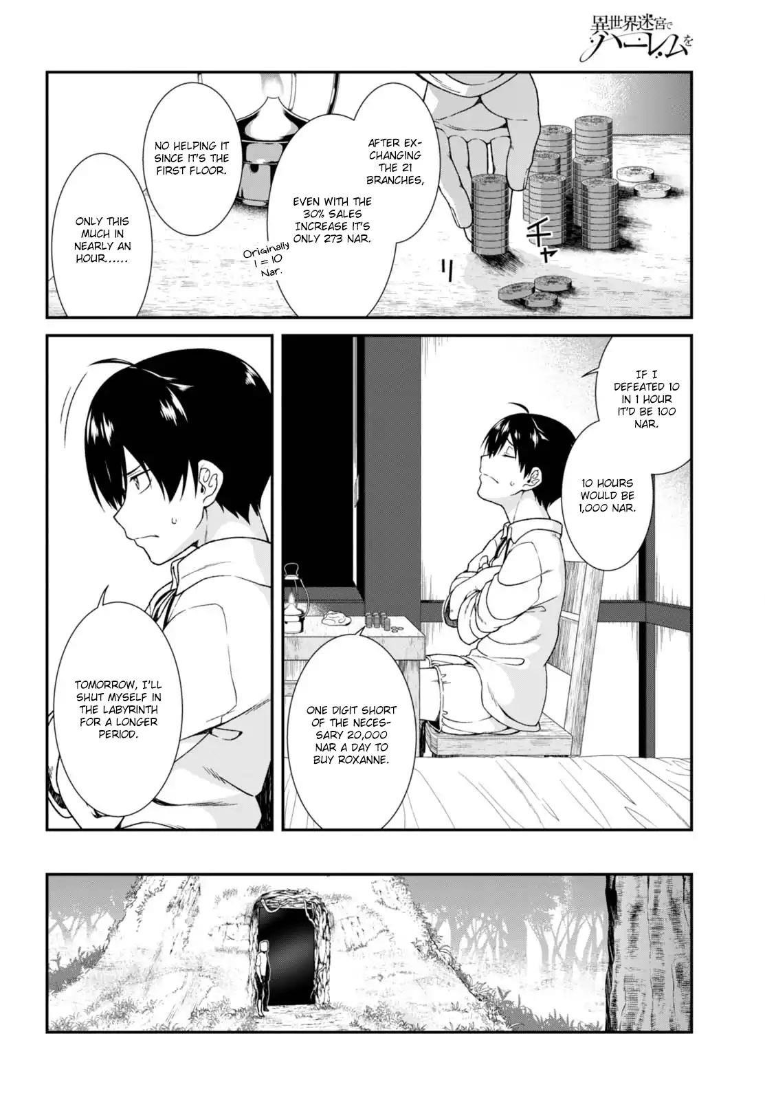 Isekai Meikyuu De Harem O Chapter 5 - Page 16 in English
