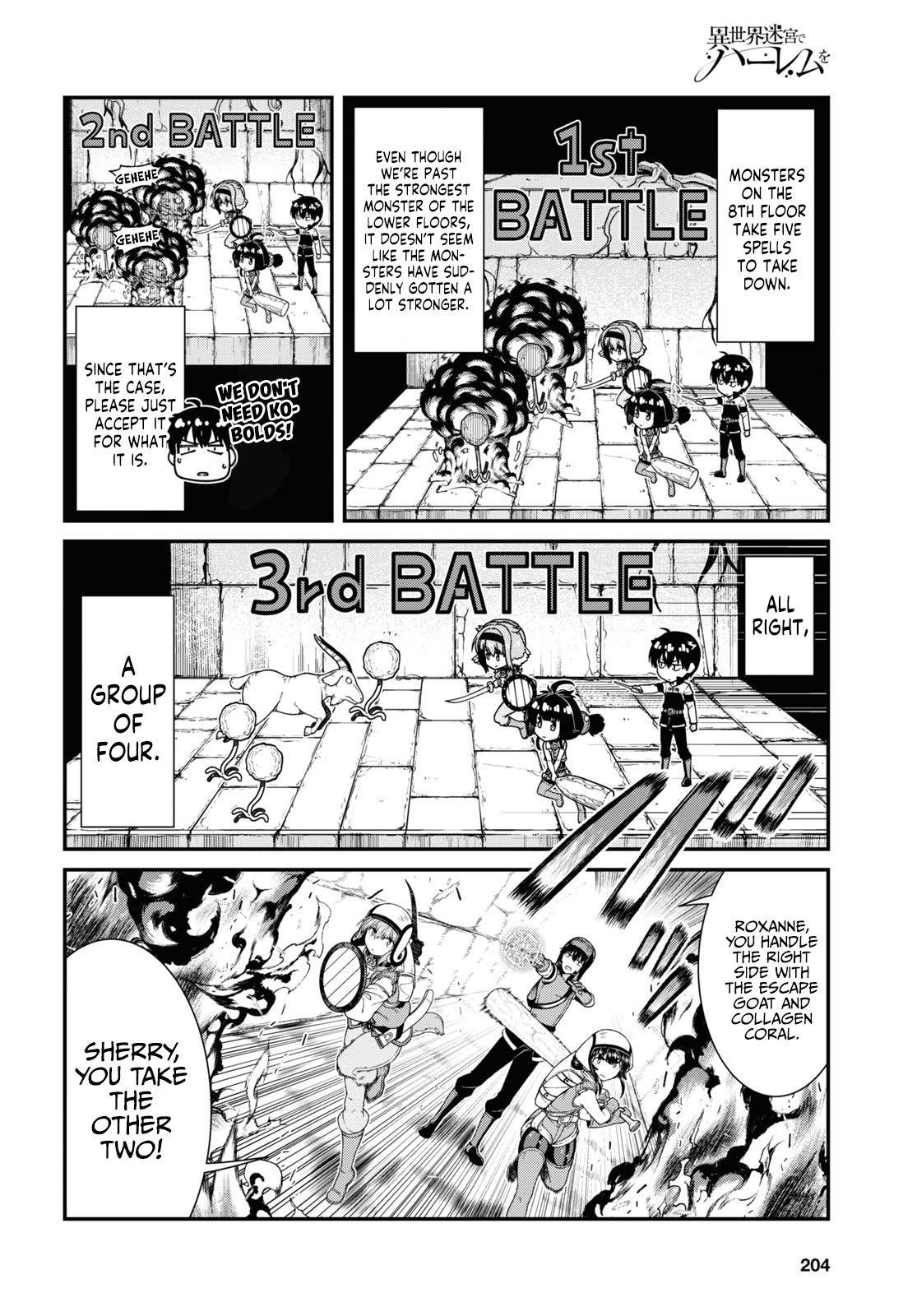 Isekai Meikyuu De Harem O Chapter 51 - Page 4 in English