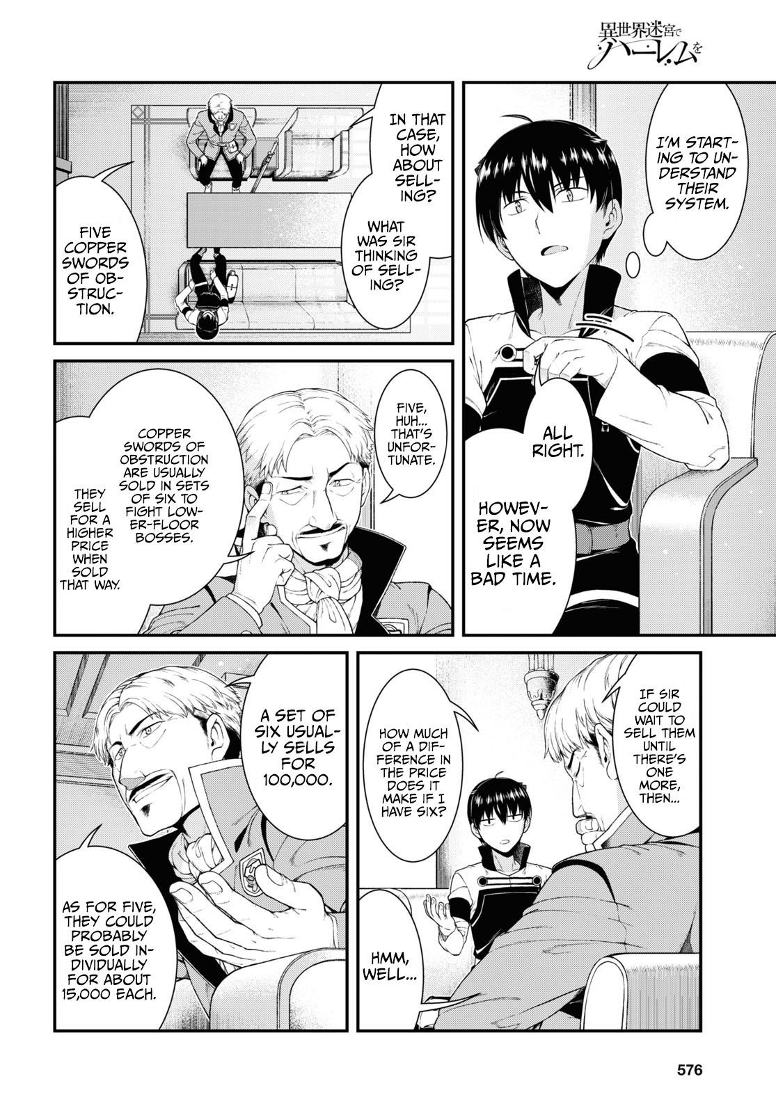 Isekai Meikyuu De Harem O Chapter 52 - Page 10 in English