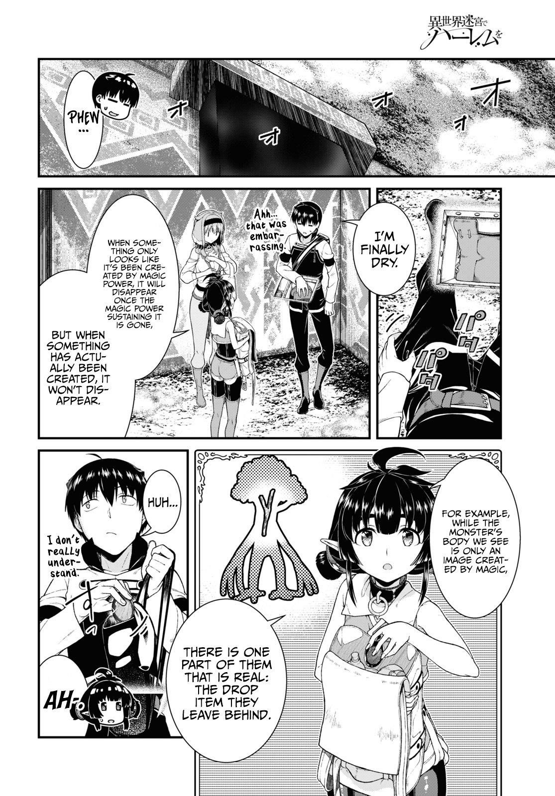Isekai Meikyuu De Harem O Chapter 56 - Page 8 in English