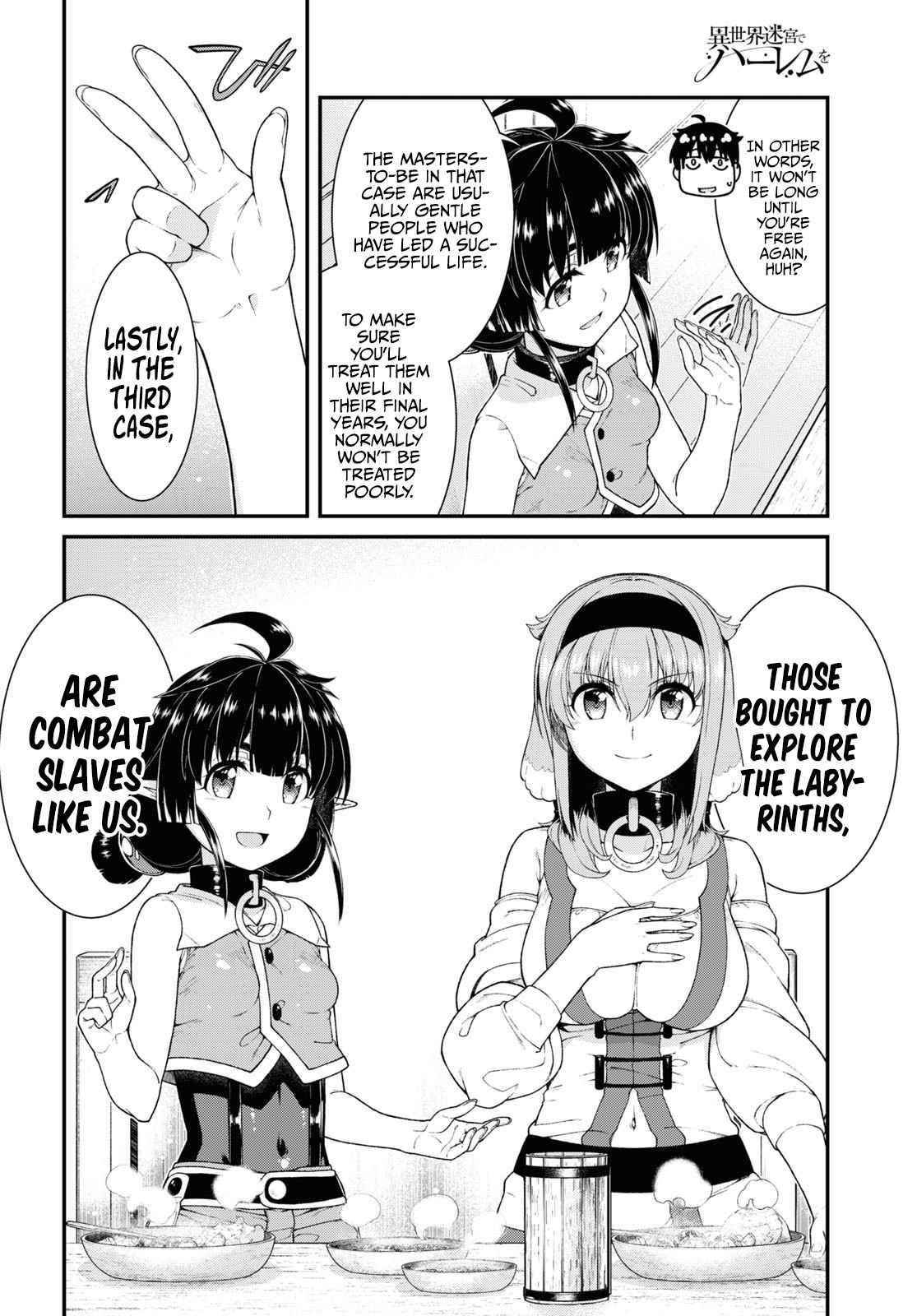 Isekai Meikyuu De Harem O Chapter 60 - Page 4 in English