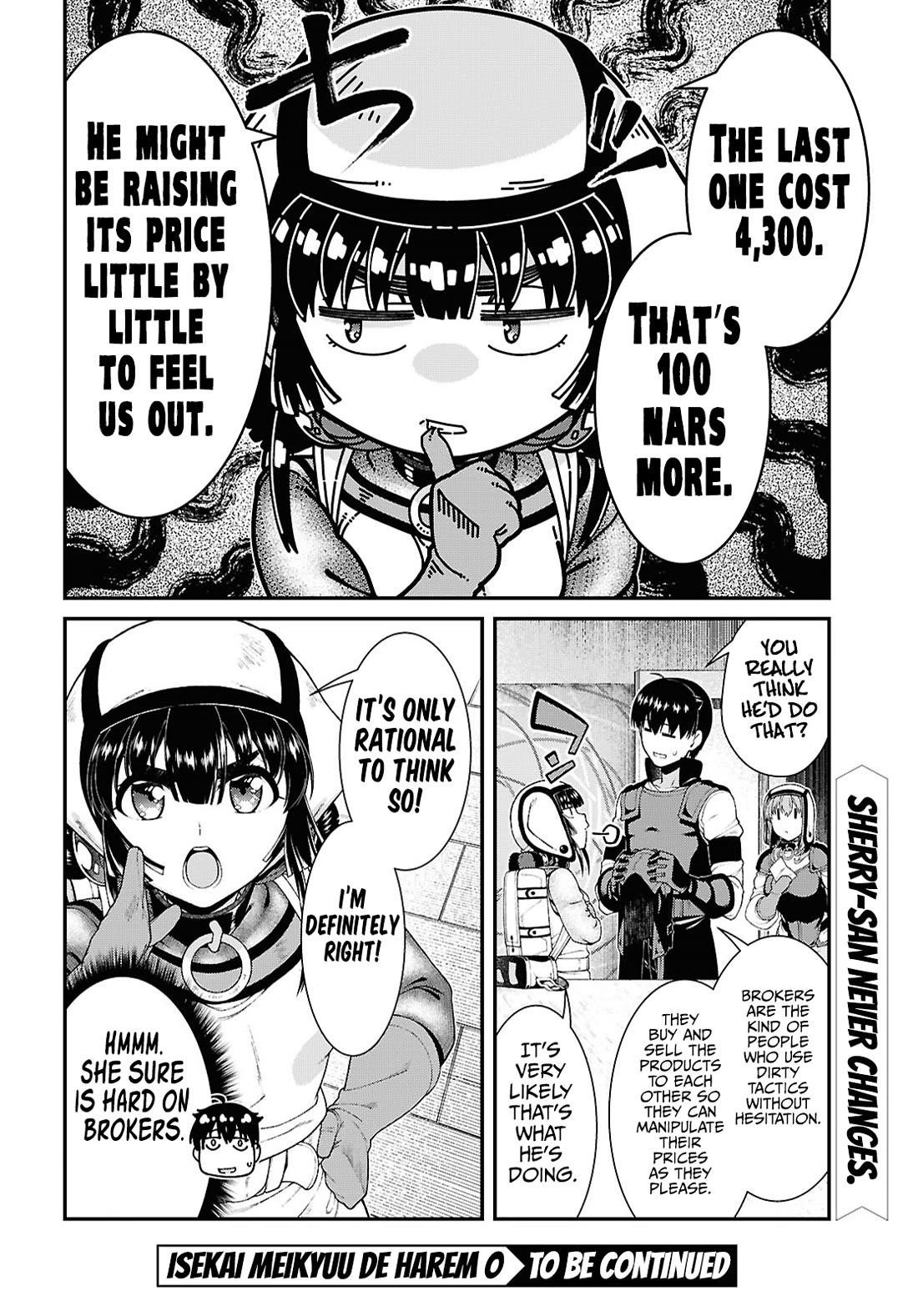 Isekai Meikyuu De Harem O Chapter 93 - Page 13 in English