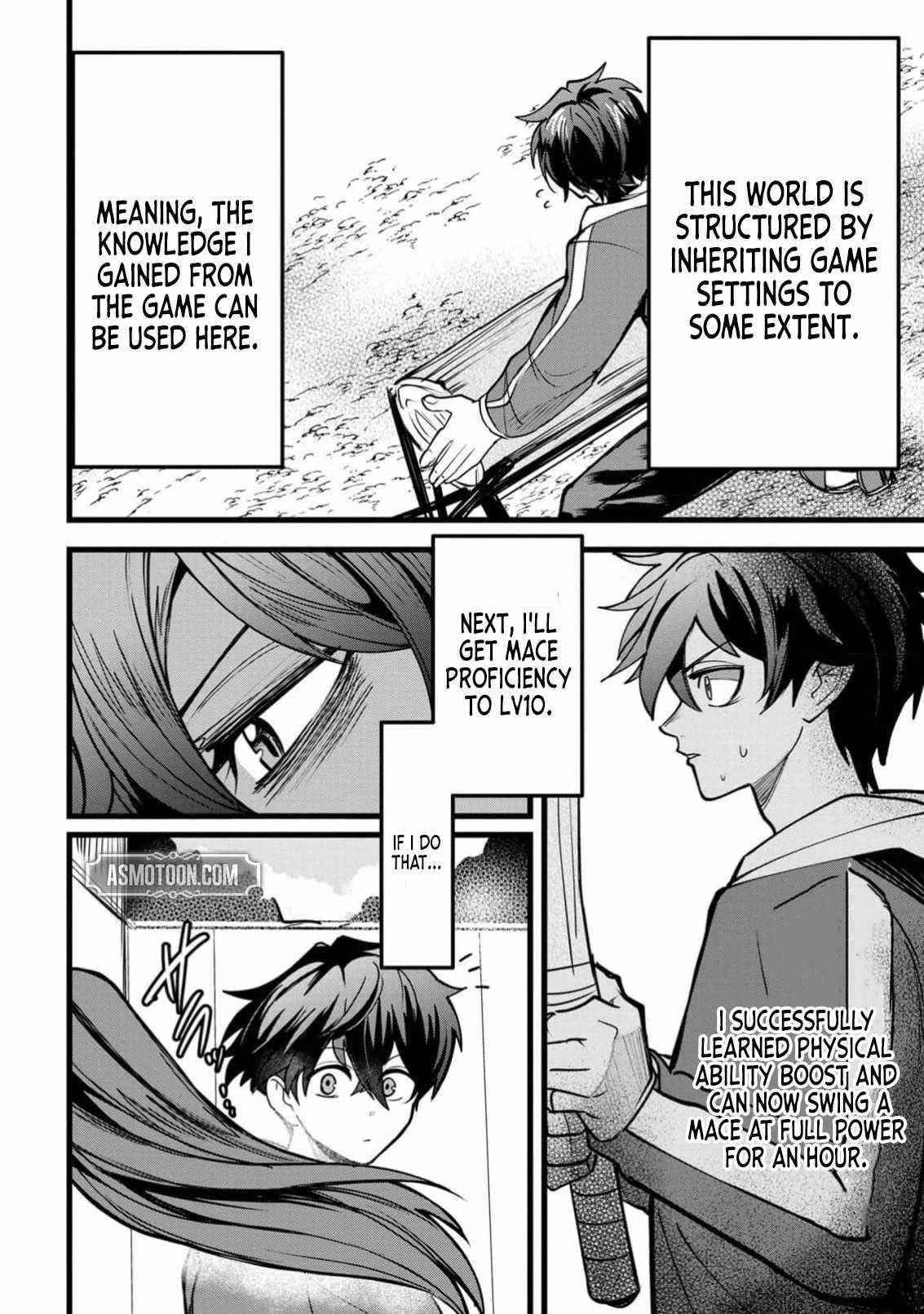 Reincarnation of the Online Game Addict ~ I Can’t Use the Overpowered Fists That Made Me the Fist King, so Now I Swing a Club for Eight Hours a Day Chapter 1 - Page 39 in English