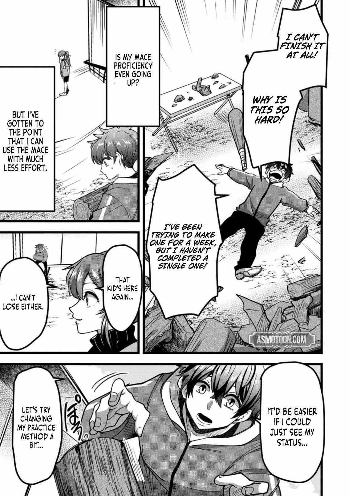 Reincarnation of the Online Game Addict ~ I Can’t Use the Overpowered Fists That Made Me the Fist King, so Now I Swing a Club for Eight Hours a Day Chapter 1 - Page 44 in English