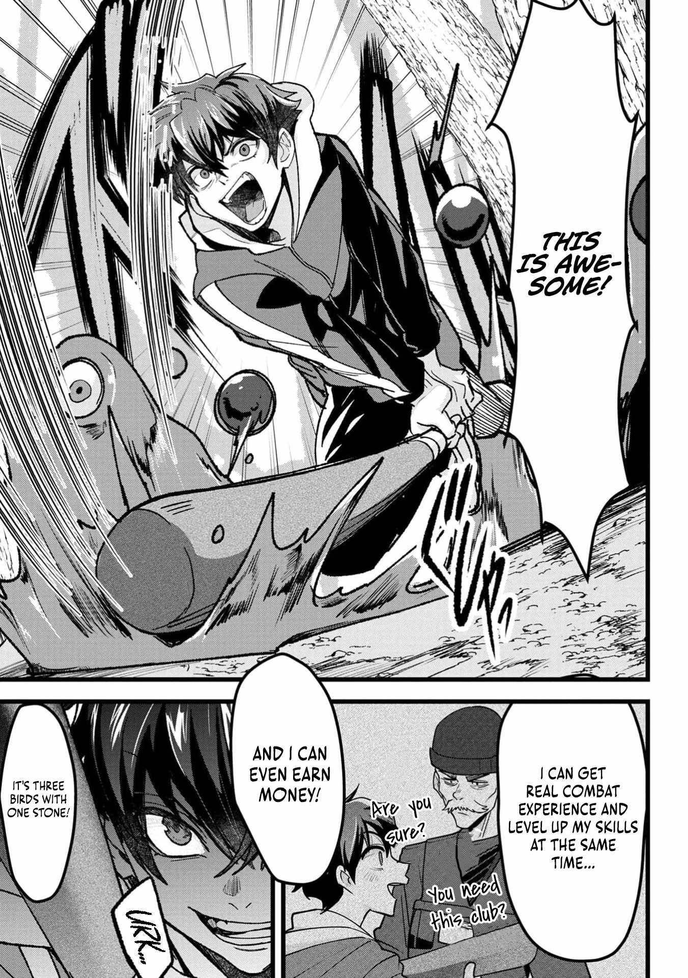 Reincarnation of the Online Game Addict ~ I Can’t Use the Overpowered Fists That Made Me the Fist King, so Now I Swing a Club for Eight Hours a Day Chapter 2 - Page 8 in English