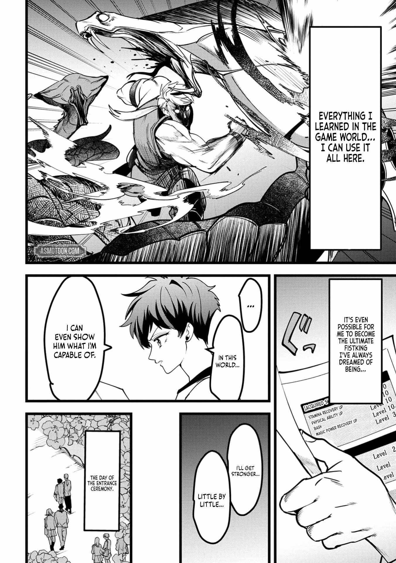 Reincarnation of the Online Game Addict ~ I Can’t Use the Overpowered Fists That Made Me the Fist King, so Now I Swing a Club for Eight Hours a Day Chapter 3 - Page 7 in English