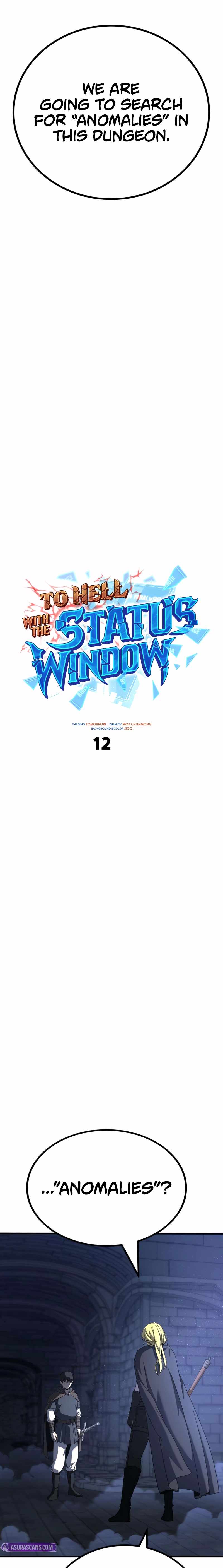 To Hell With the Status Window Chapter 12 - Page 11 in English