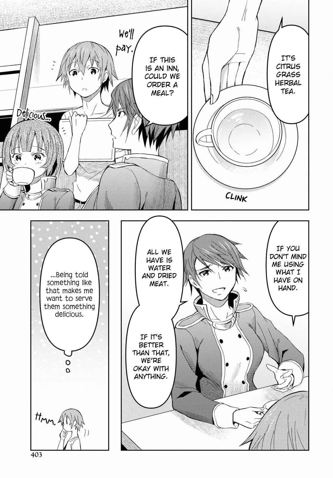 Dungeon Tou de Yadoya wo Yarou! Souzou Mahou wo Moratta Ore no Hosoude Hanjouki Chapter 12 - Page 25 in English