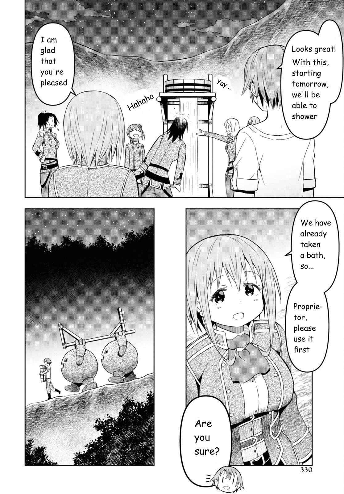 Dungeon Tou de Yadoya wo Yarou! Souzou Mahou wo Moratta Ore no Hosoude Hanjouki Chapter 22 - Page 14 in English