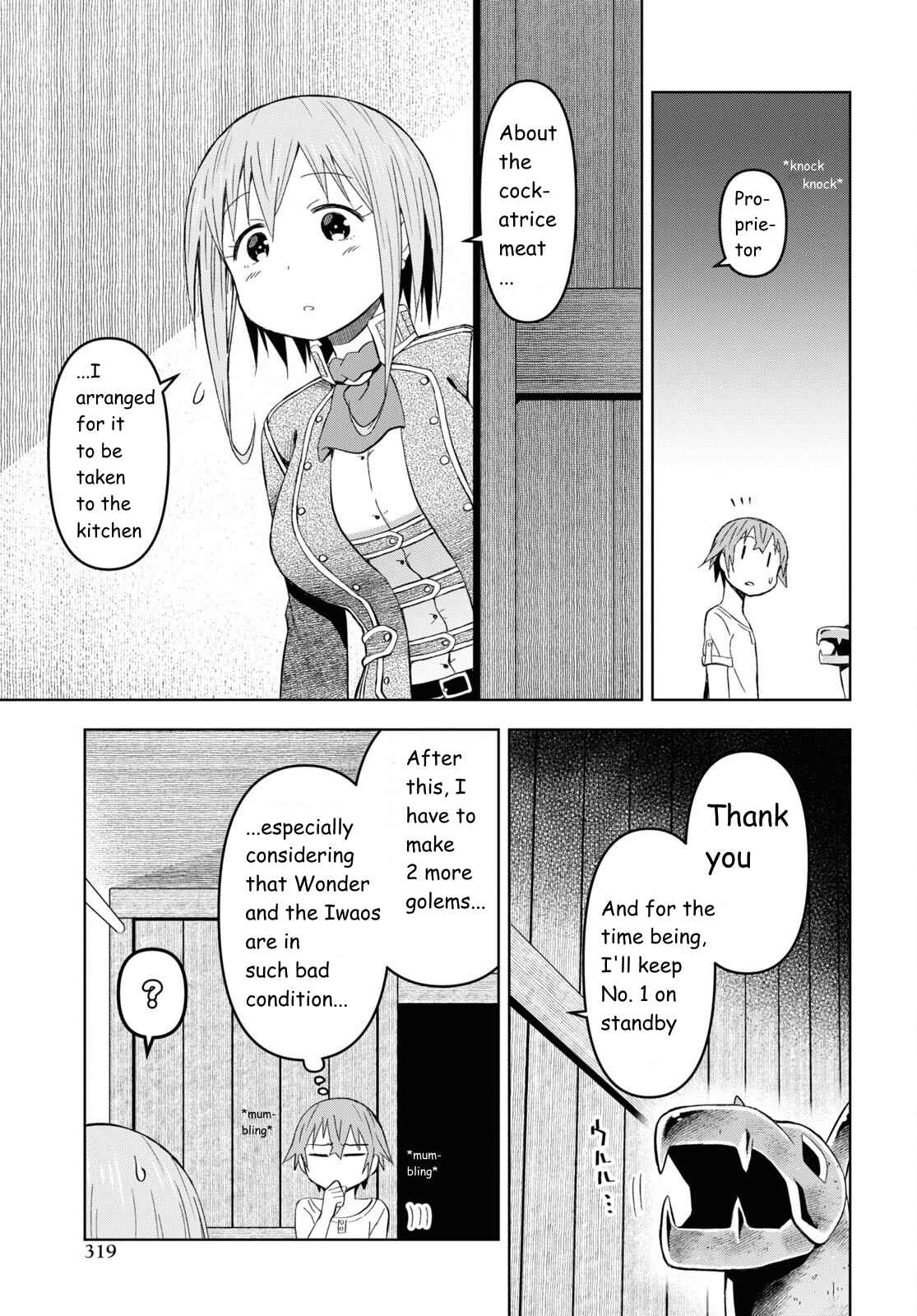 Dungeon Tou de Yadoya wo Yarou! Souzou Mahou wo Moratta Ore no Hosoude Hanjouki Chapter 22 - Page 3 in English