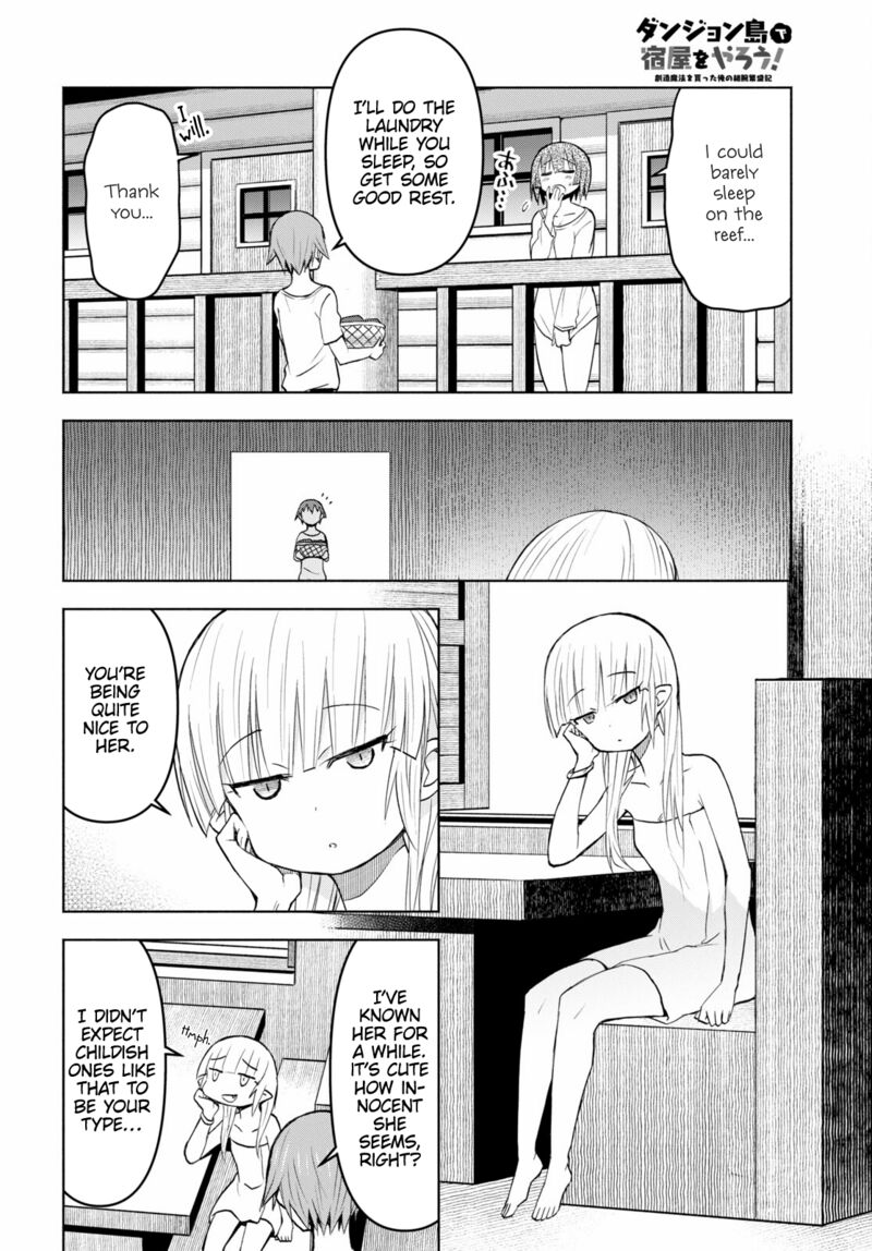 Dungeon Tou de Yadoya wo Yarou! Souzou Mahou wo Moratta Ore no Hosoude Hanjouki Chapter 35 - Page 24 in English