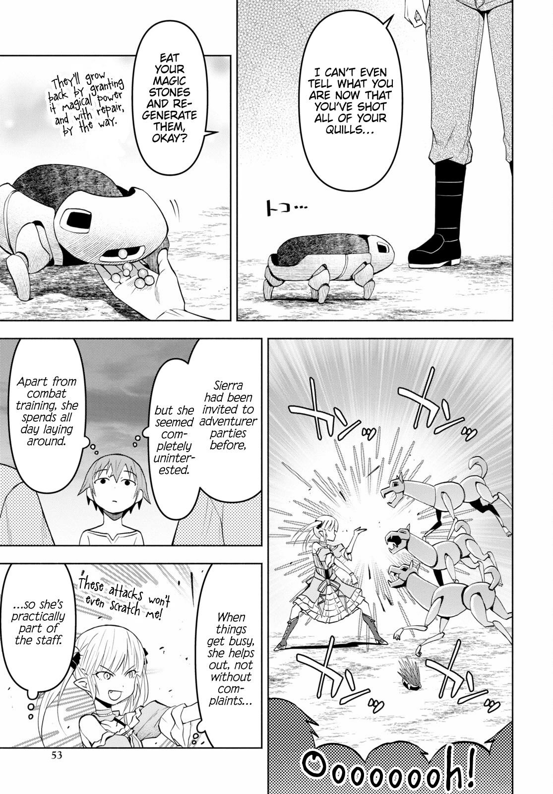 Dungeon Tou de Yadoya wo Yarou! Souzou Mahou wo Moratta Ore no Hosoude Hanjouki Chapter 38 - Page 5 in English