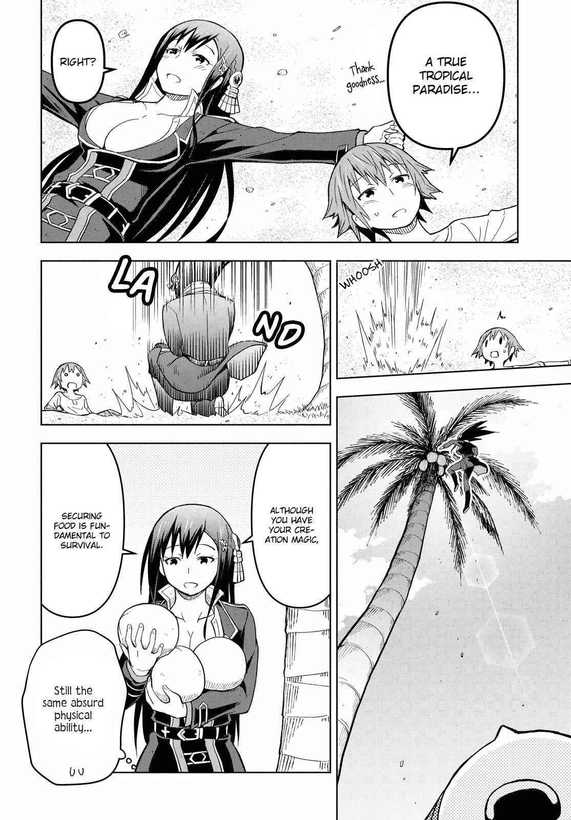 Dungeon Tou de Yadoya wo Yarou! Souzou Mahou wo Moratta Ore no Hosoude Hanjouki Chapter 4 - Page 12 in English