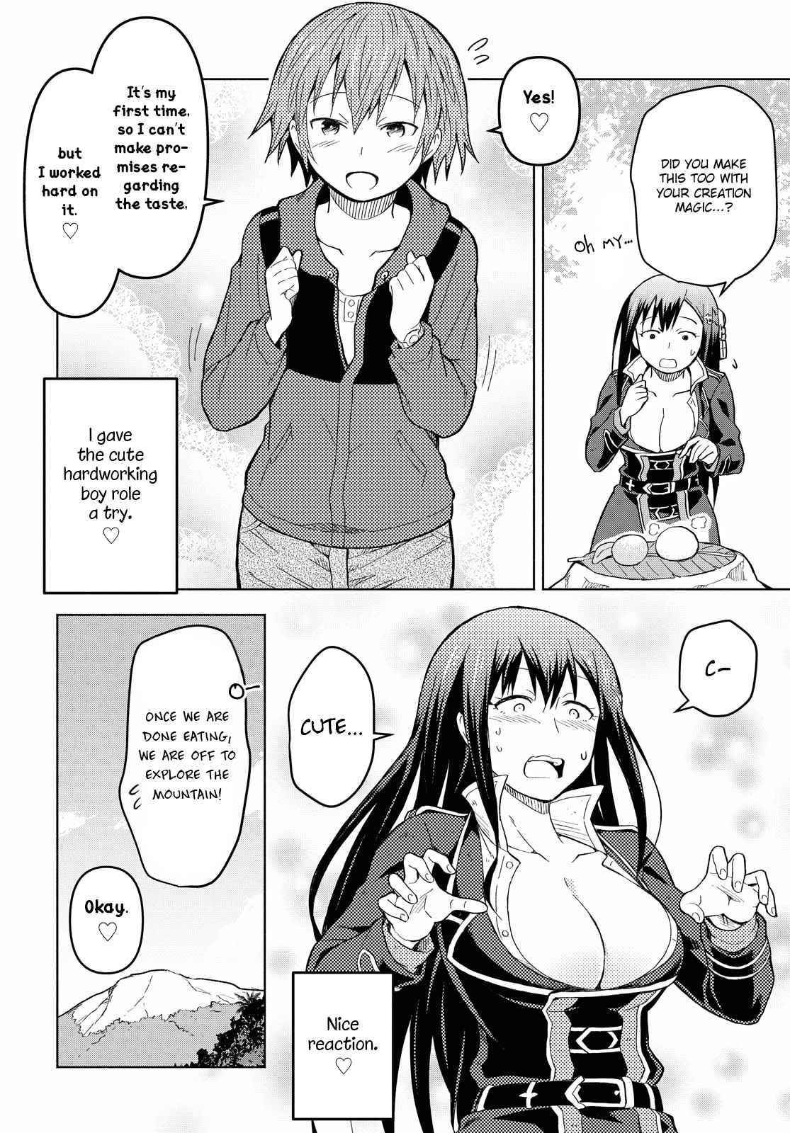 Dungeon Tou de Yadoya wo Yarou! Souzou Mahou wo Moratta Ore no Hosoude Hanjouki Chapter 4 - Page 22 in English