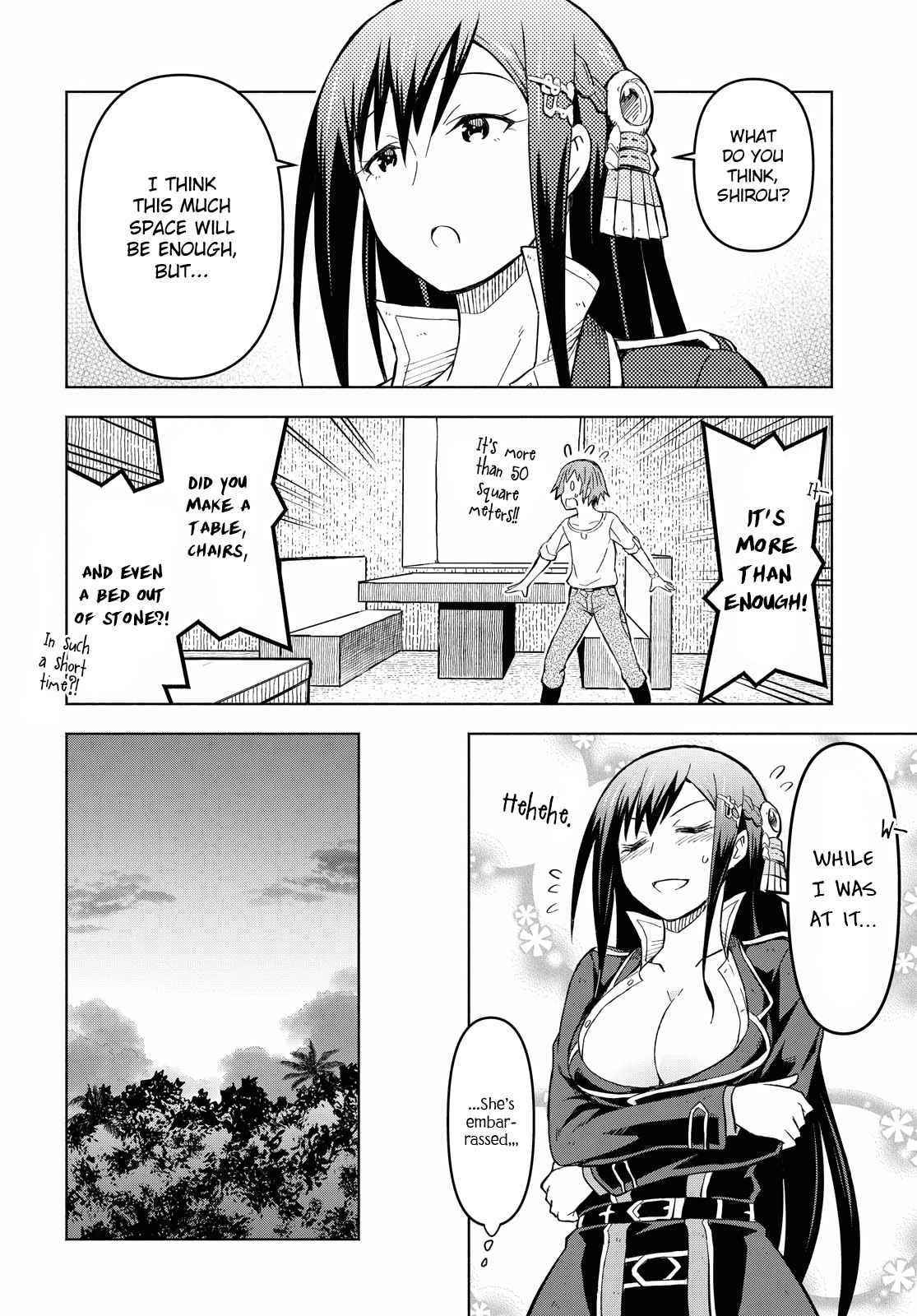 Dungeon Tou de Yadoya wo Yarou! Souzou Mahou wo Moratta Ore no Hosoude Hanjouki Chapter 4 - Page 28 in English