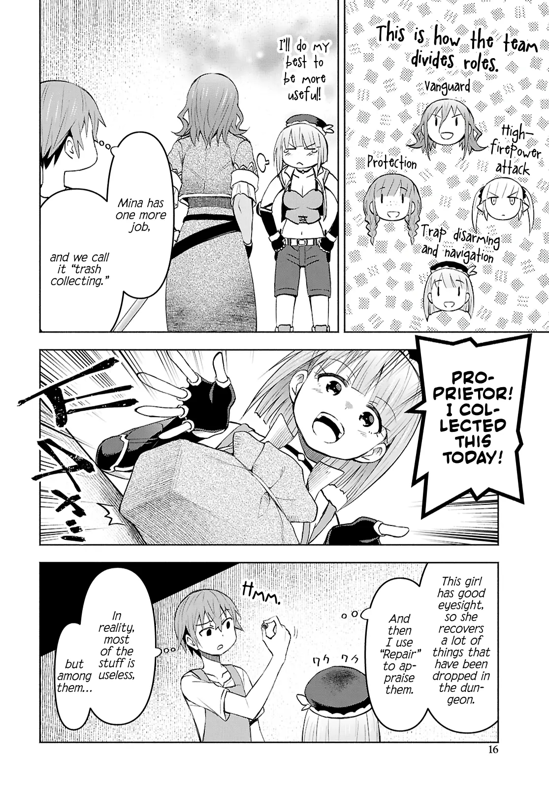 Dungeon Tou de Yadoya wo Yarou! Souzou Mahou wo Moratta Ore no Hosoude Hanjouki Chapter 43 - Page 10 in English