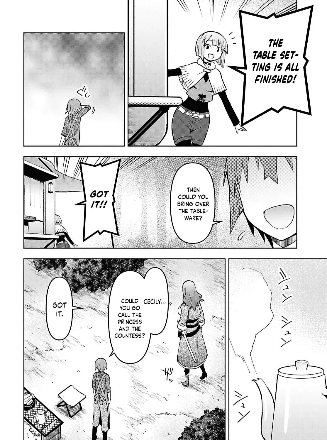 Dungeon Tou de Yadoya wo Yarou! Souzou Mahou wo Moratta Ore no Hosoude Hanjouki Chapter 60 - Page 33 in English