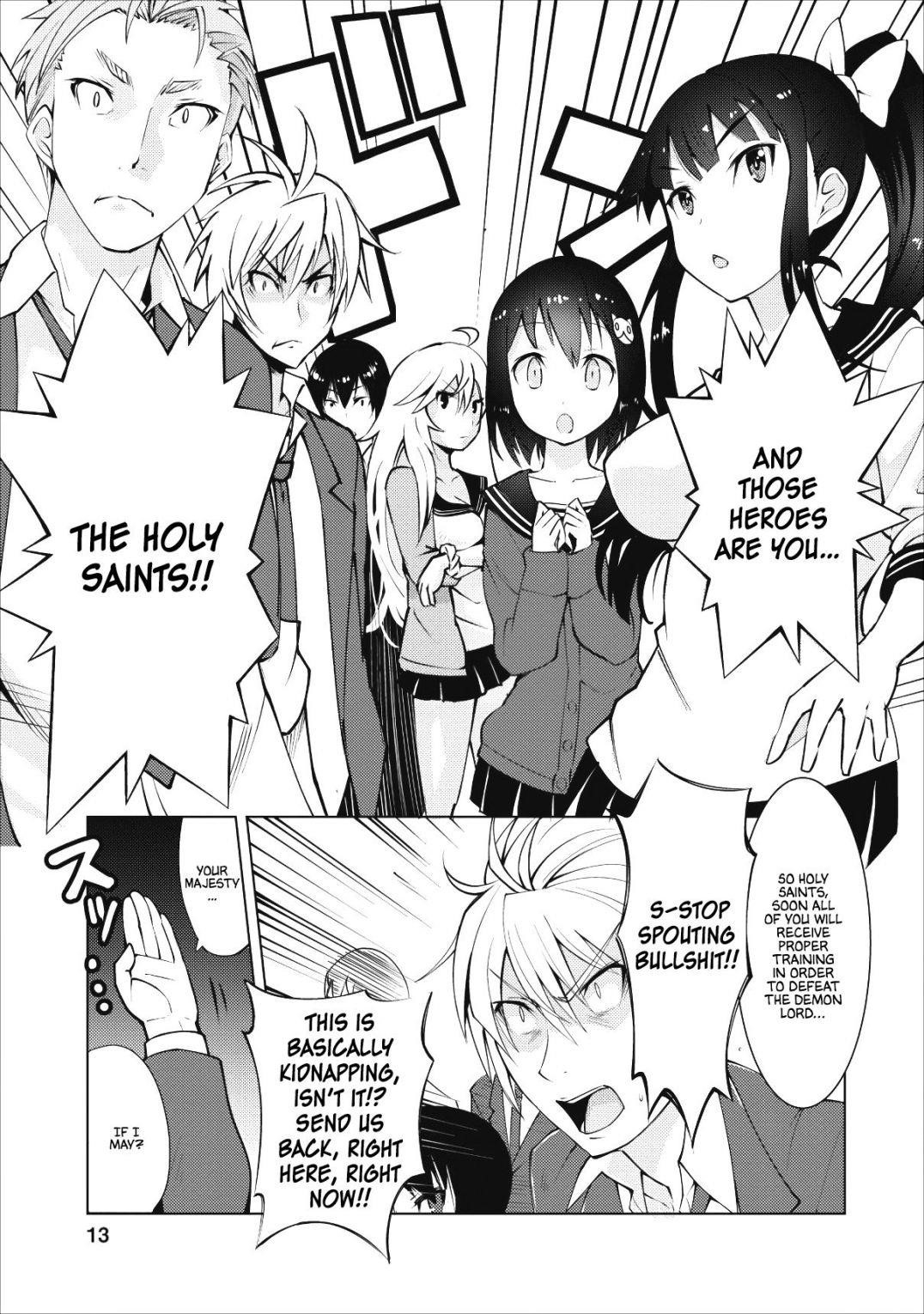 Because I was excluded out of the class transfer, I decided make a classmate harem Chapter 1 - Page 9 in English