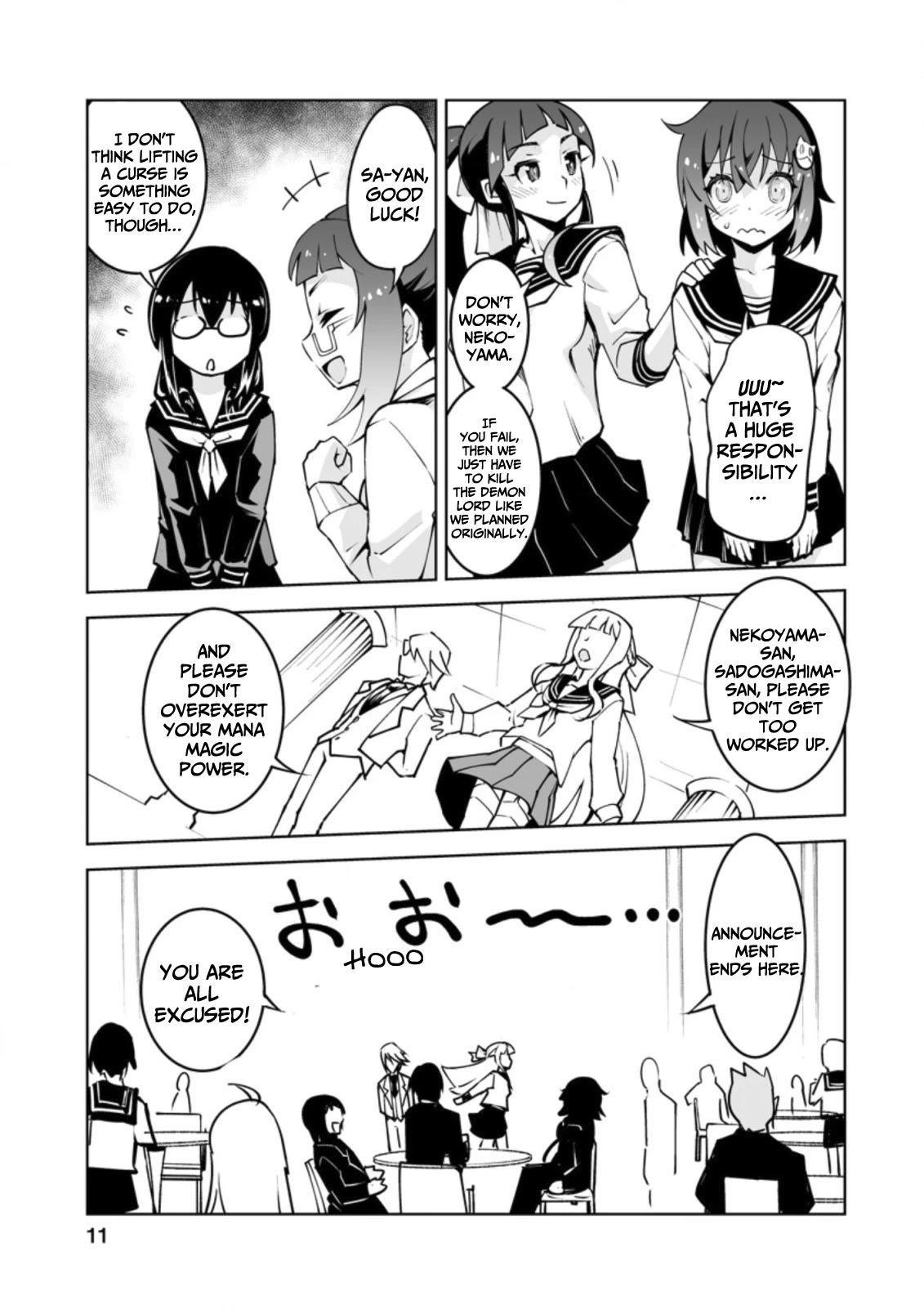 Because I was excluded out of the class transfer, I decided make a classmate harem Chapter 16 - Page 9 in English