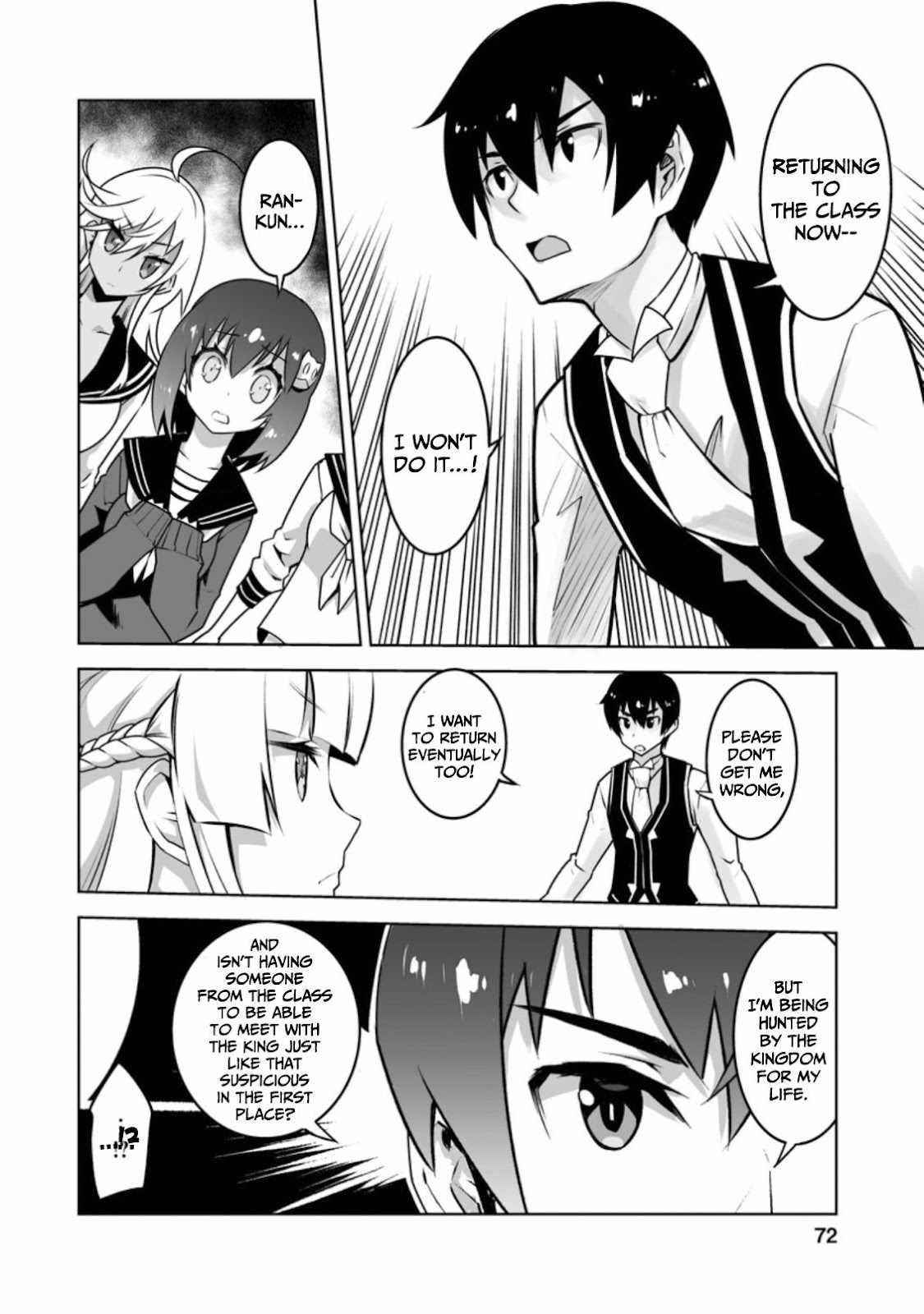 Because I was excluded out of the class transfer, I decided make a classmate harem Chapter 18 - Page 12 in English
