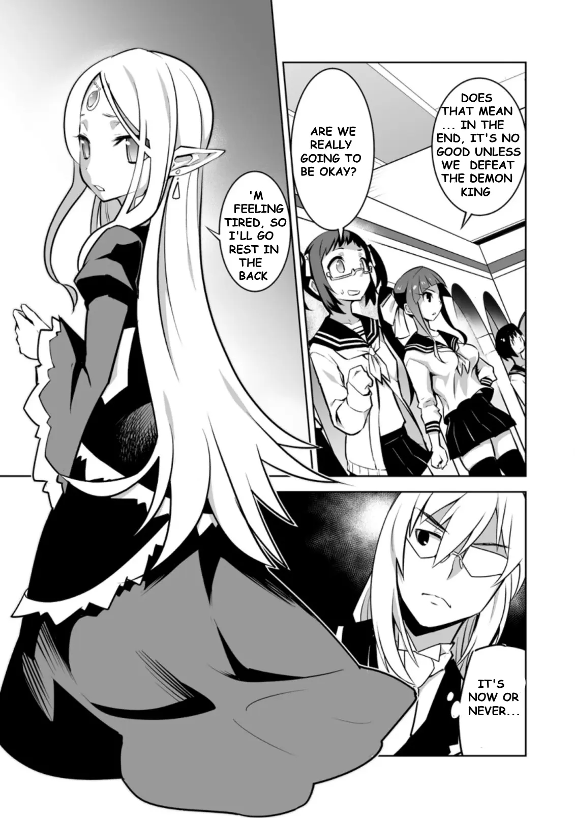 Because I was excluded out of the class transfer, I decided make a classmate harem Chapter 22.1 - Page 3 in English