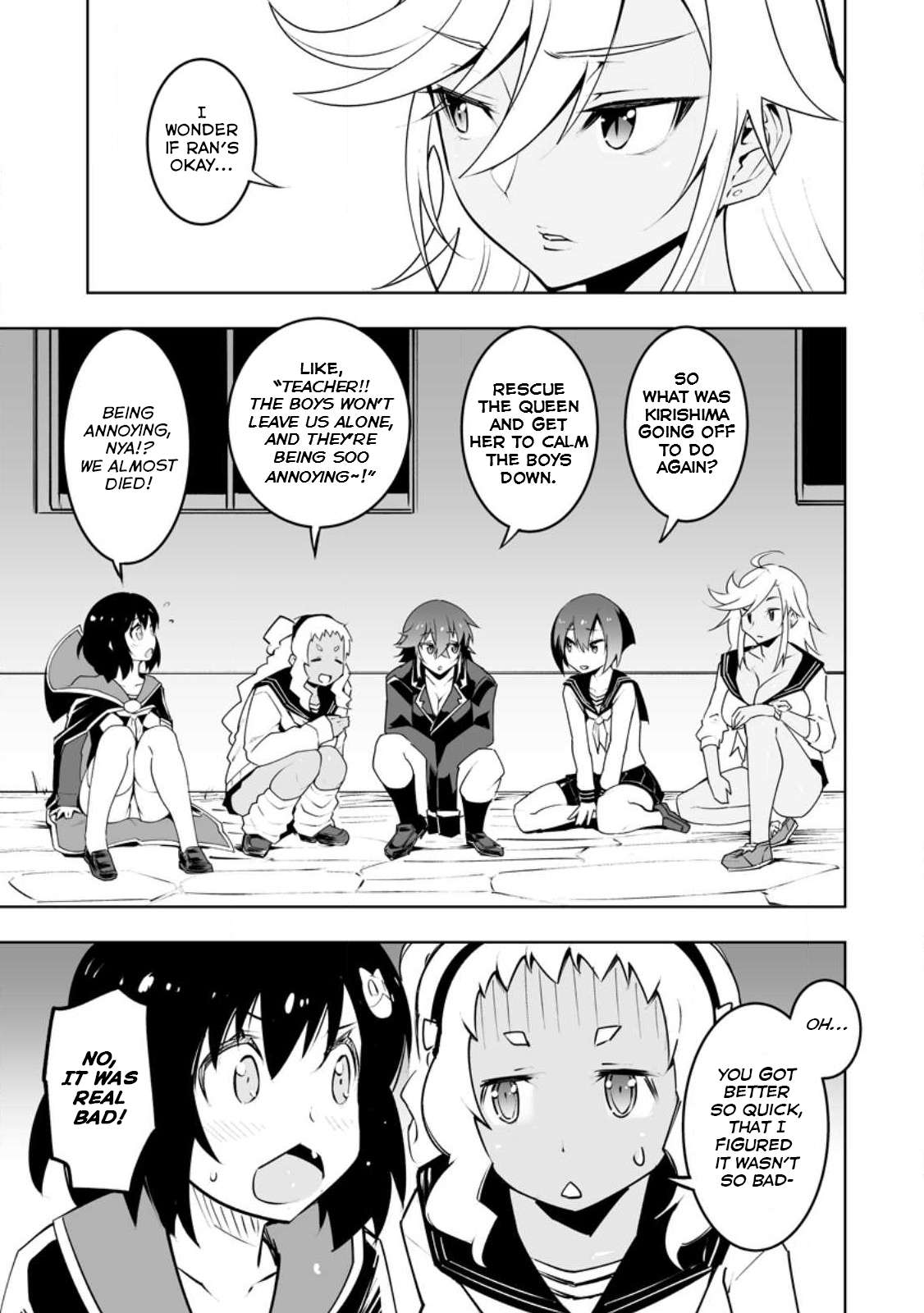 Because I was excluded out of the class transfer, I decided make a classmate harem Chapter 34.2 - Page 9 in English