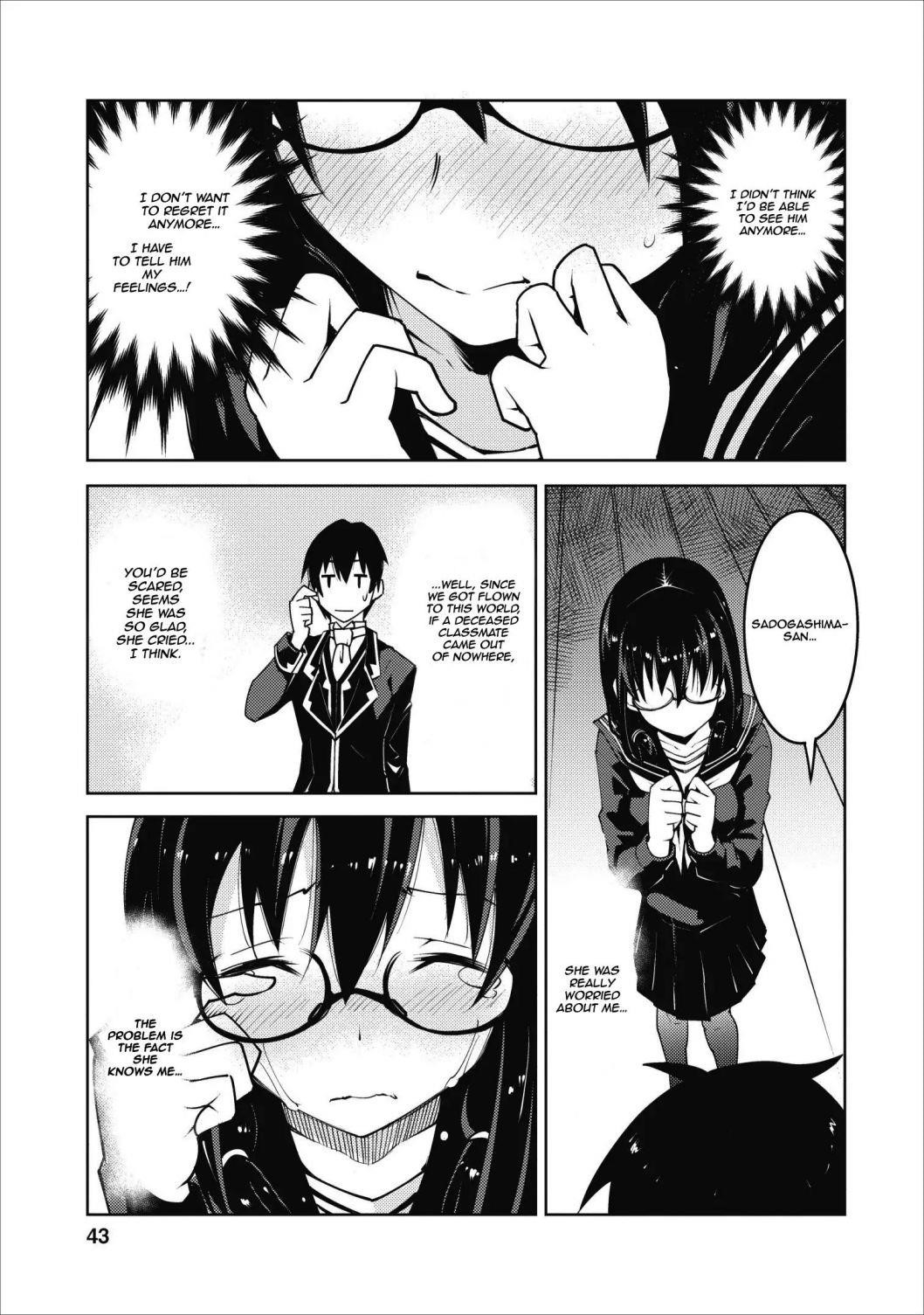 Because I was excluded out of the class transfer, I decided make a classmate harem Chapter 7 - Page 14 in English