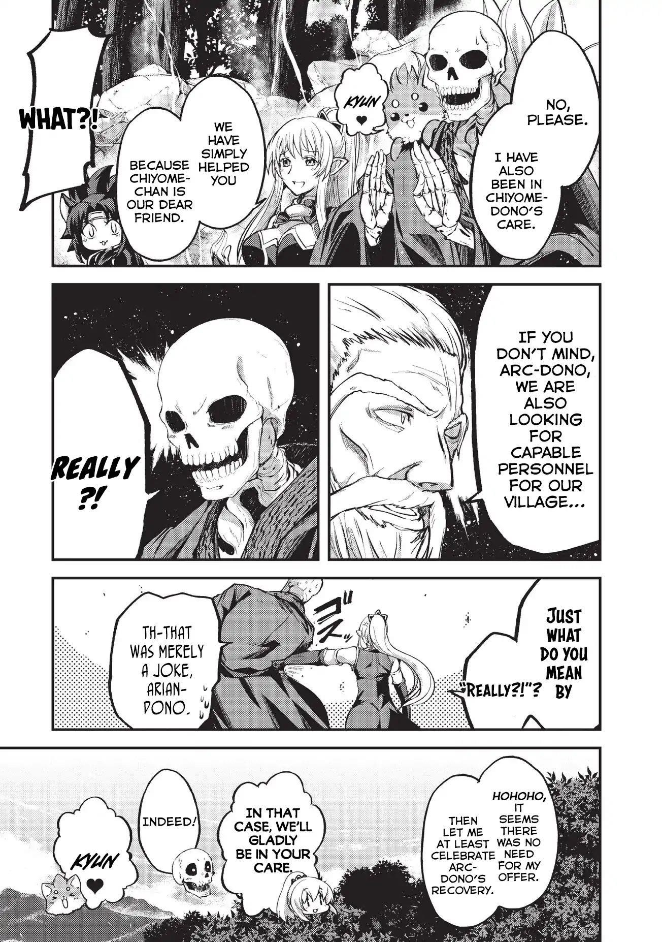Gaikotsu Kishi-Sama, Tadaima Isekai E Odekake-Chuu Chapter 25 - Page 3 in English