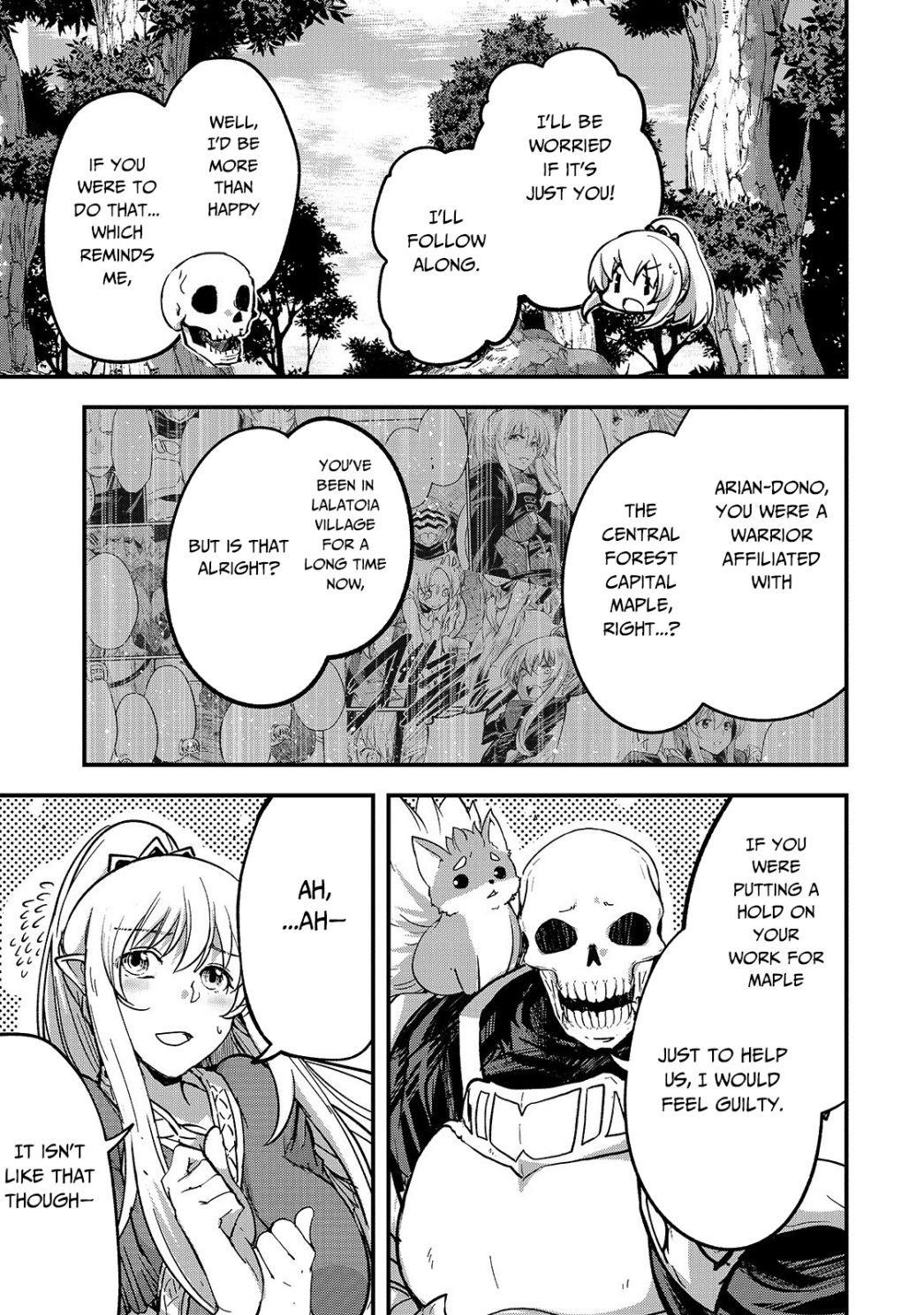 Gaikotsu Kishi-Sama, Tadaima Isekai E Odekake-Chuu Chapter 34 - Page 17 in English