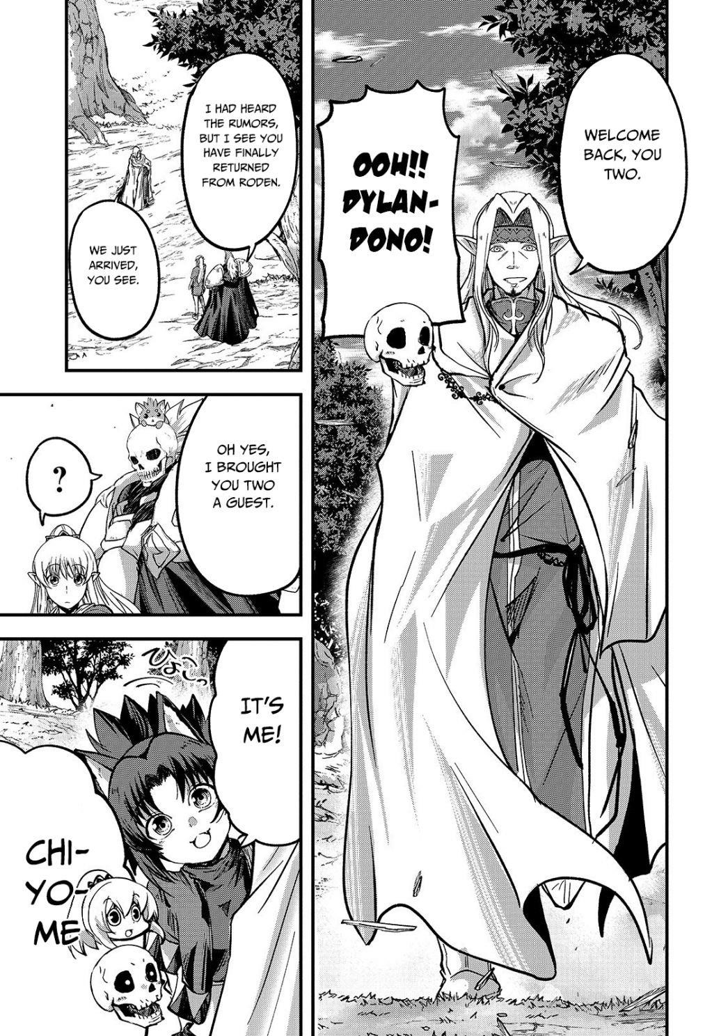 Gaikotsu Kishi-Sama, Tadaima Isekai E Odekake-Chuu Chapter 34 - Page 9 in English