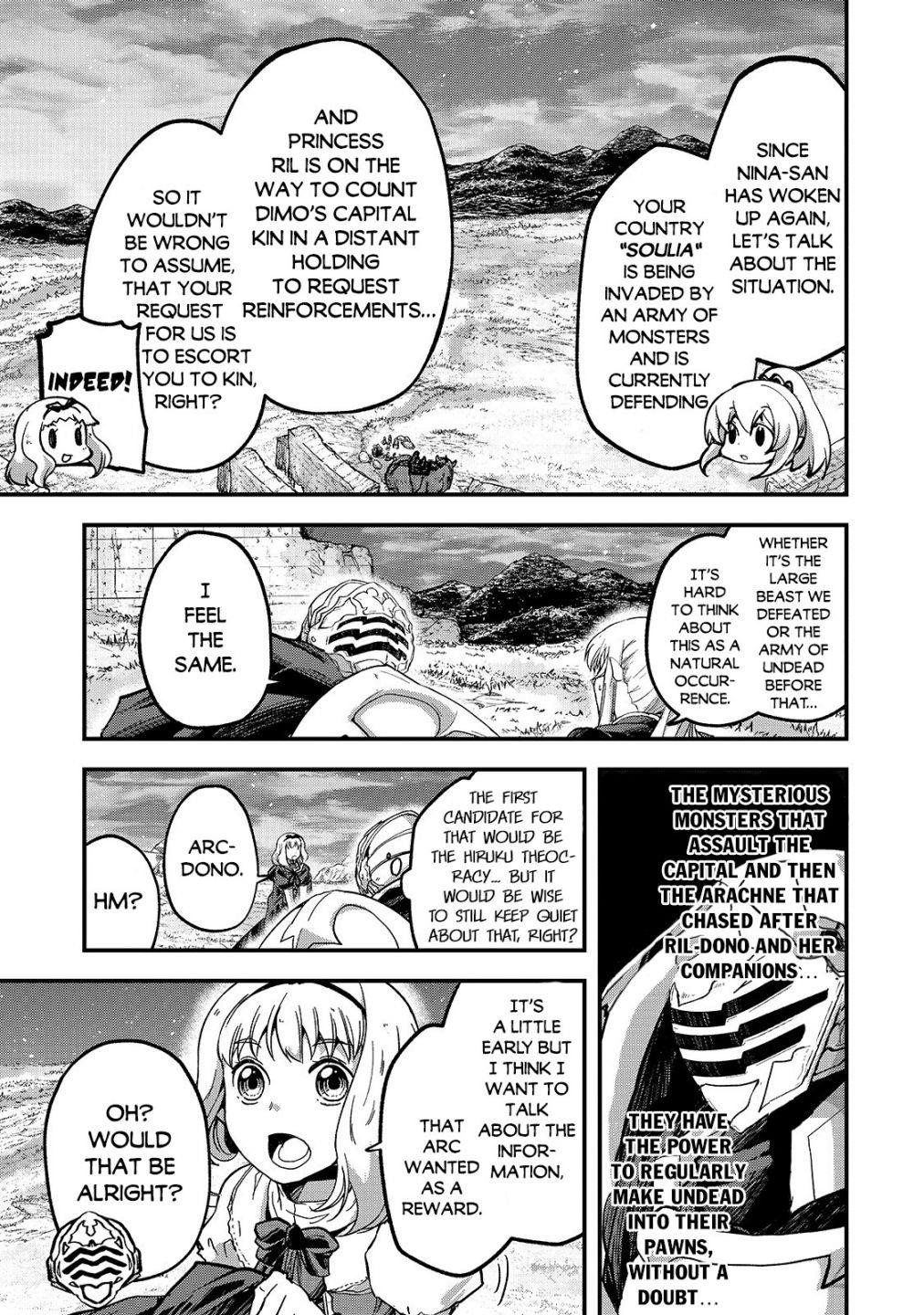 Gaikotsu Kishi-Sama, Tadaima Isekai E Odekake-Chuu Chapter 38 - Page 3 in English