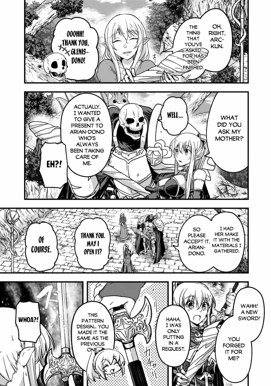 Gaikotsu Kishi-Sama, Tadaima Isekai E Odekake-Chuu Chapter 55.2 - Page 10 in English