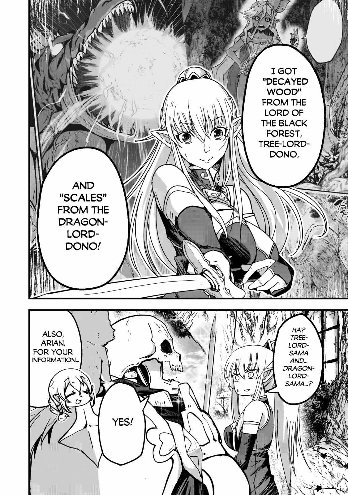Gaikotsu Kishi-Sama, Tadaima Isekai E Odekake-Chuu Chapter 55.2 - Page 13 in English