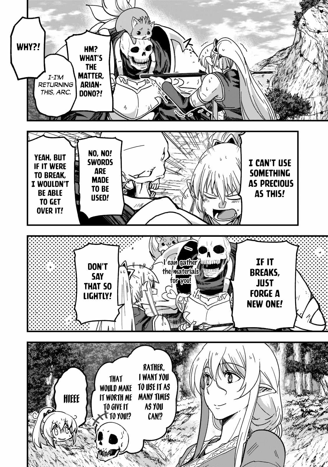 Gaikotsu Kishi-Sama, Tadaima Isekai E Odekake-Chuu Chapter 55.2 - Page 15 in English