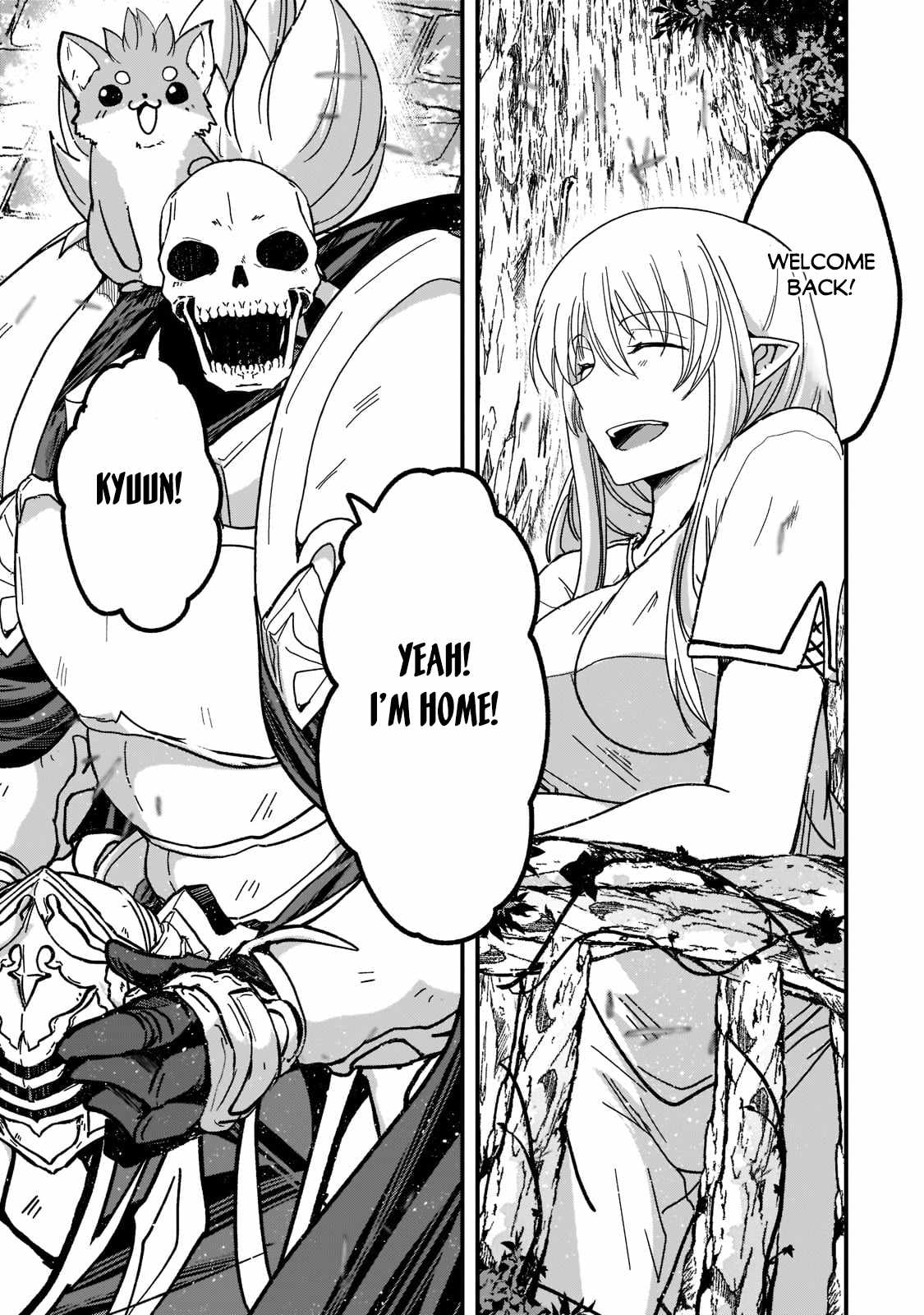 Gaikotsu Kishi-Sama, Tadaima Isekai E Odekake-Chuu Chapter 55.2 - Page 8 in English