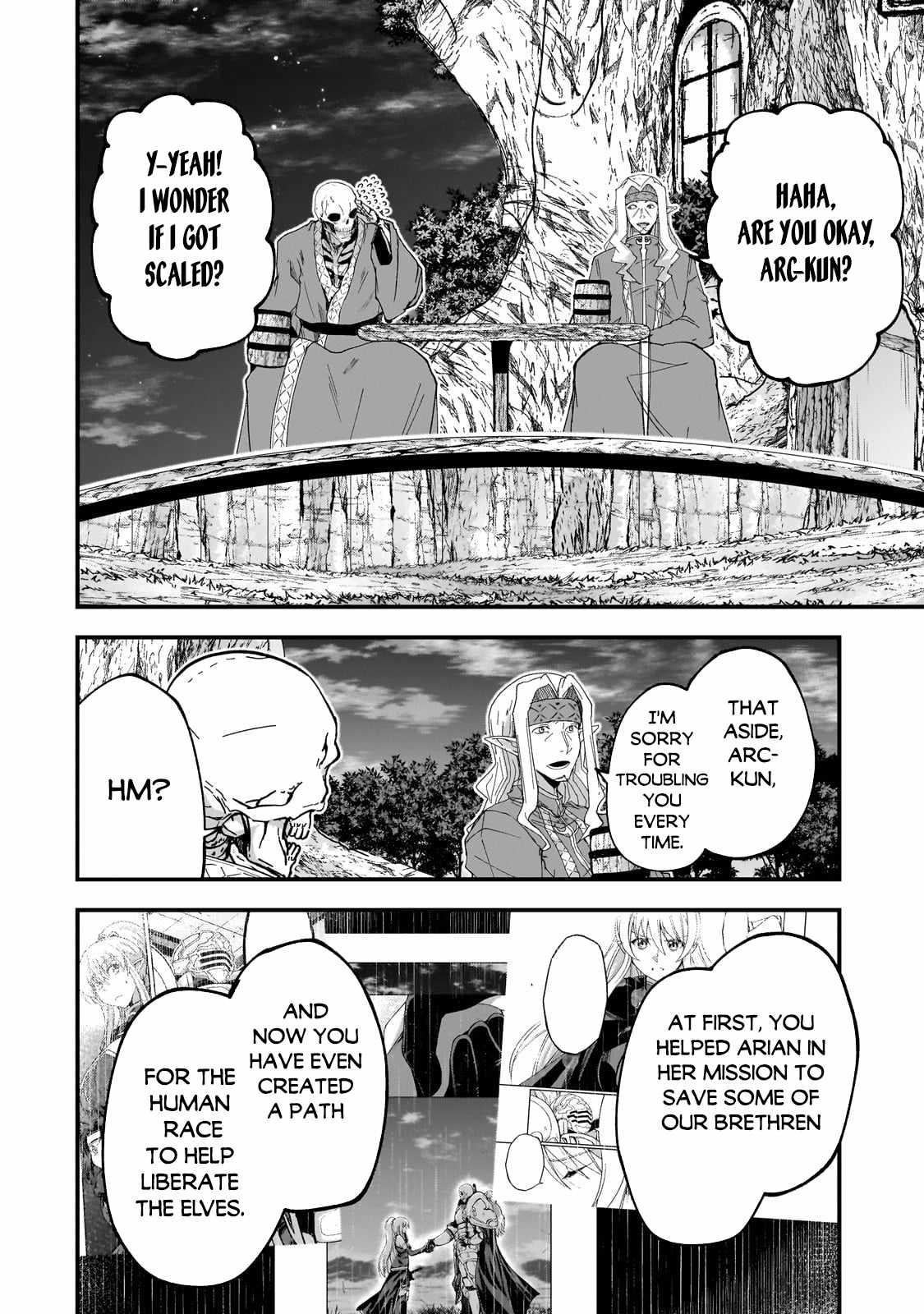 Gaikotsu Kishi-Sama, Tadaima Isekai E Odekake-Chuu Chapter 62.1 - Page 8 in English