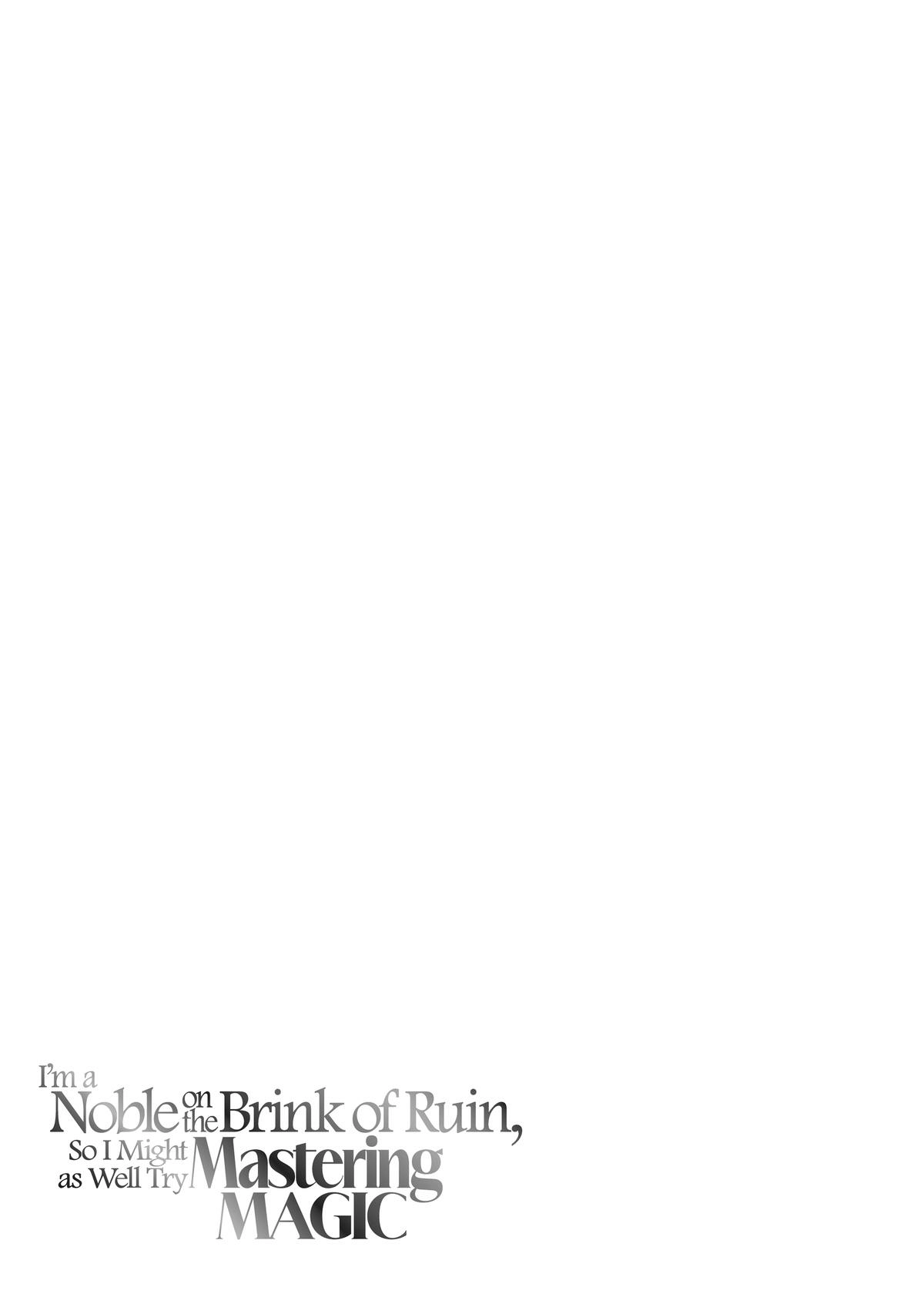 My Noble Family is Headed For Ruin, So I May As Well Study Magic In My Free Time Chapter 30 - Page 36 in English