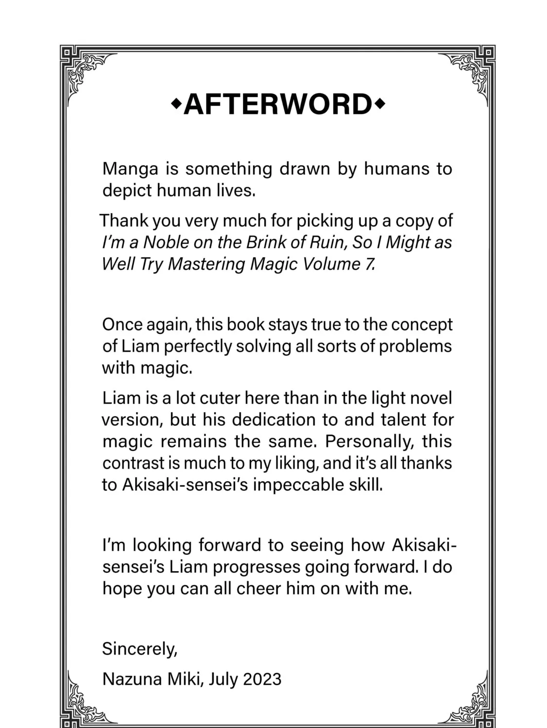 My Noble Family is Headed For Ruin, So I May As Well Study Magic In My Free Time Chapter 35.5 - Page 19 in English