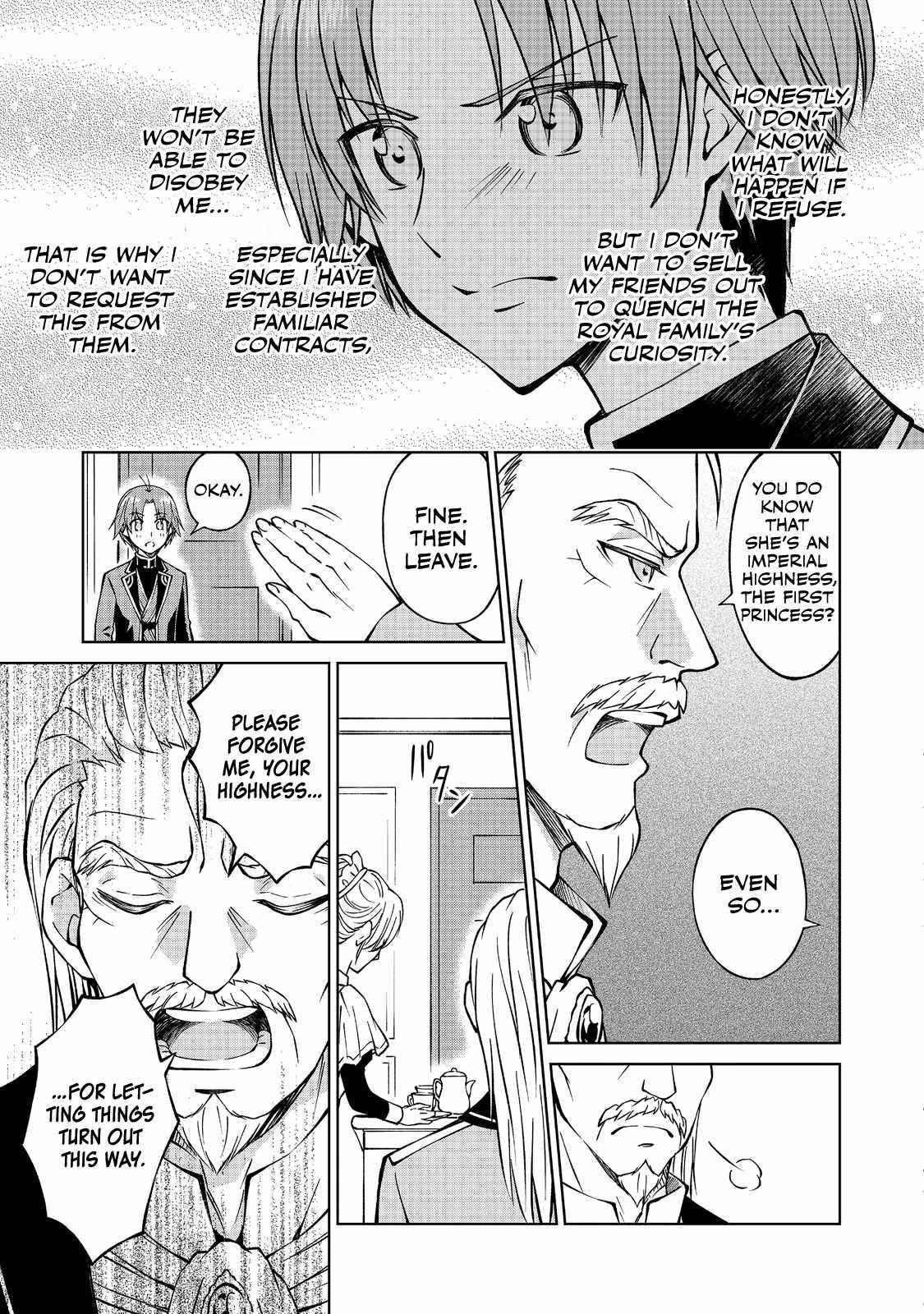 My Noble Family is Headed For Ruin, So I May As Well Study Magic In My Free Time Chapter 6 - Page 23 in English