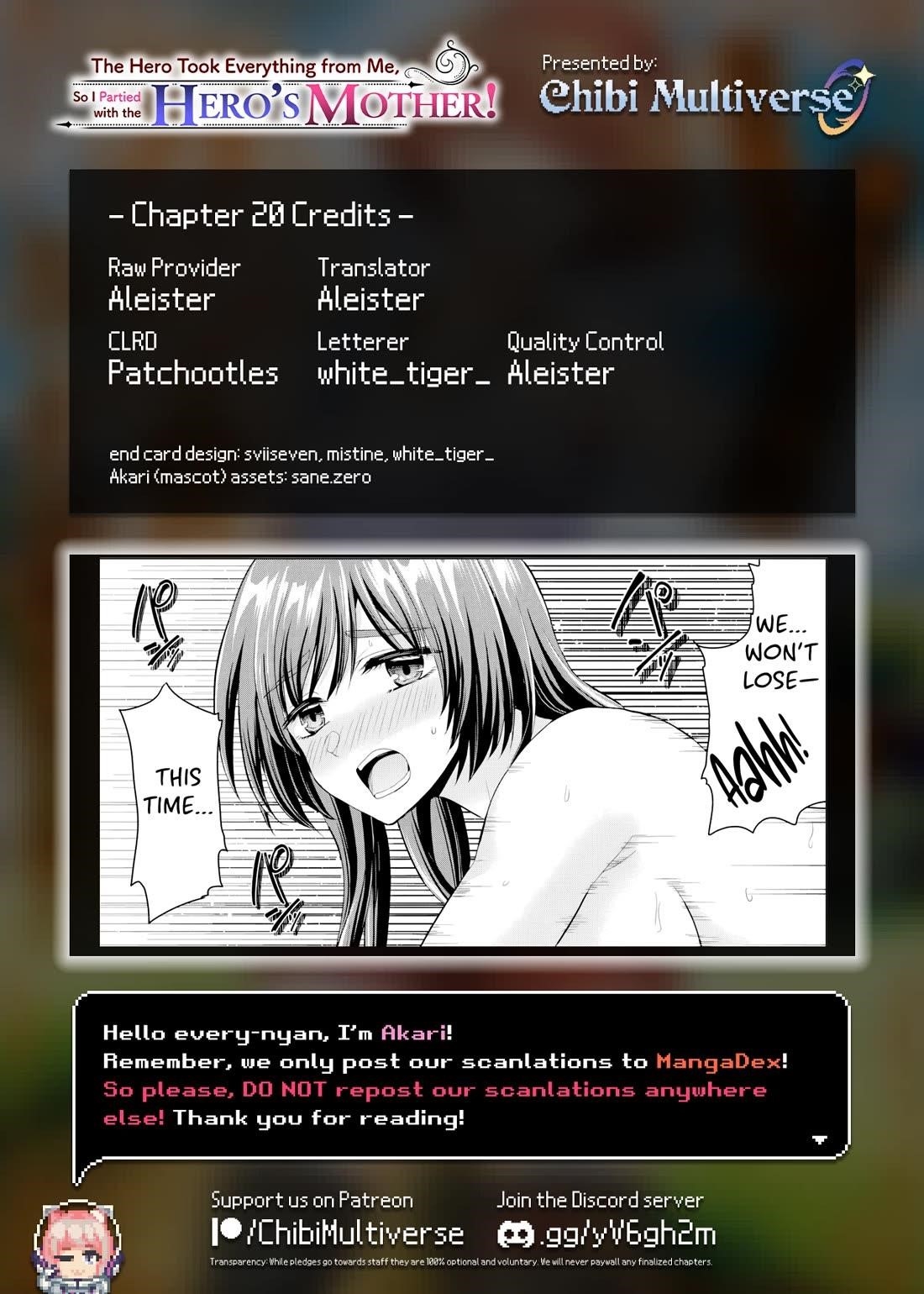 The Hero Took Everything From Me, So I Partied With The Hero’S Mother! Chapter 20 - Page 29 in English