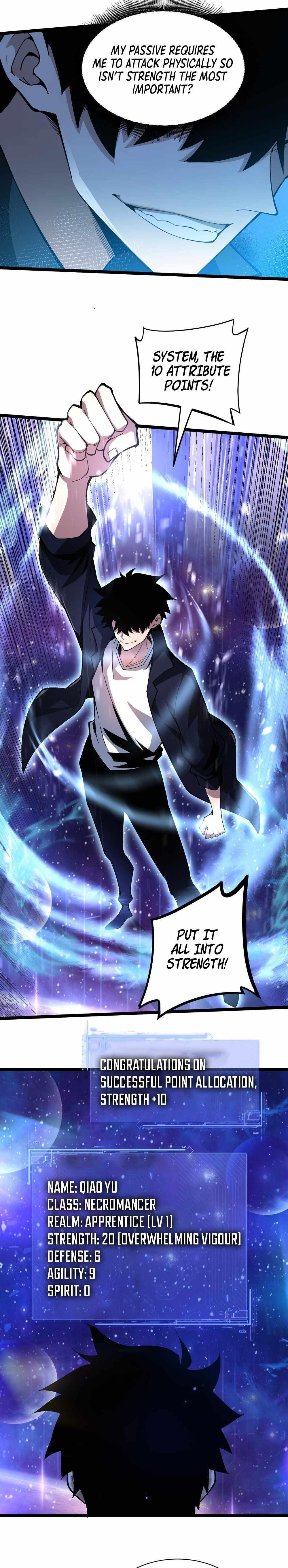 Maxed Strength Stats Necromancer Chapter 1 - Page 12 in English