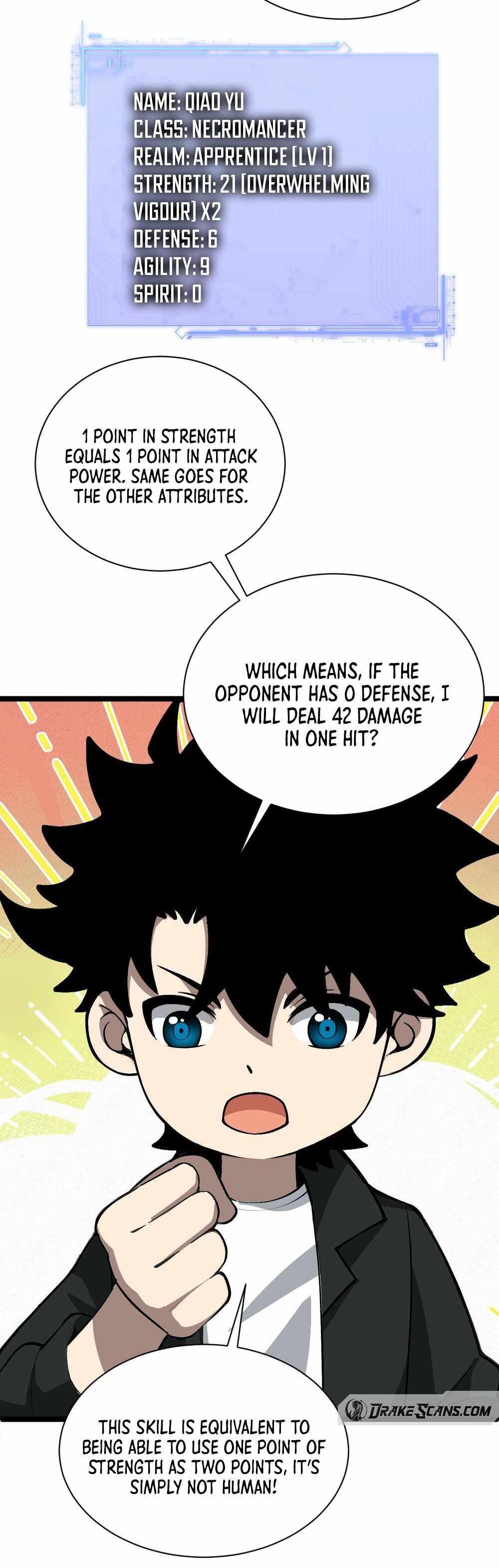 Maxed Strength Stats Necromancer Chapter 1 - Page 23 in English