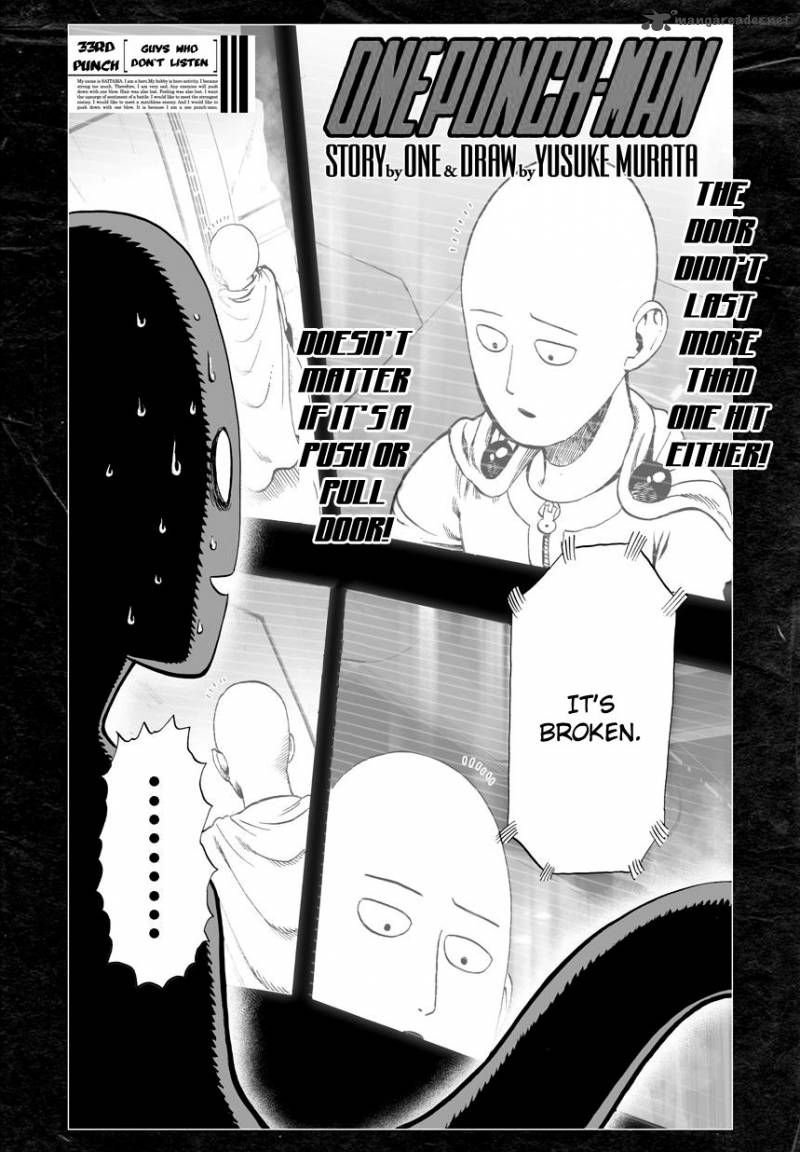 One Punch Man, onepunchman Chapter 42 - Page 3 in English
