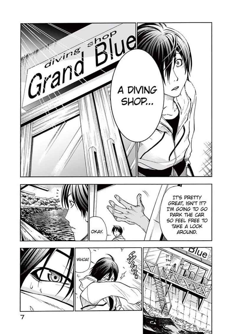 GRAND BLUE Chapter 1 - Page 7 in English